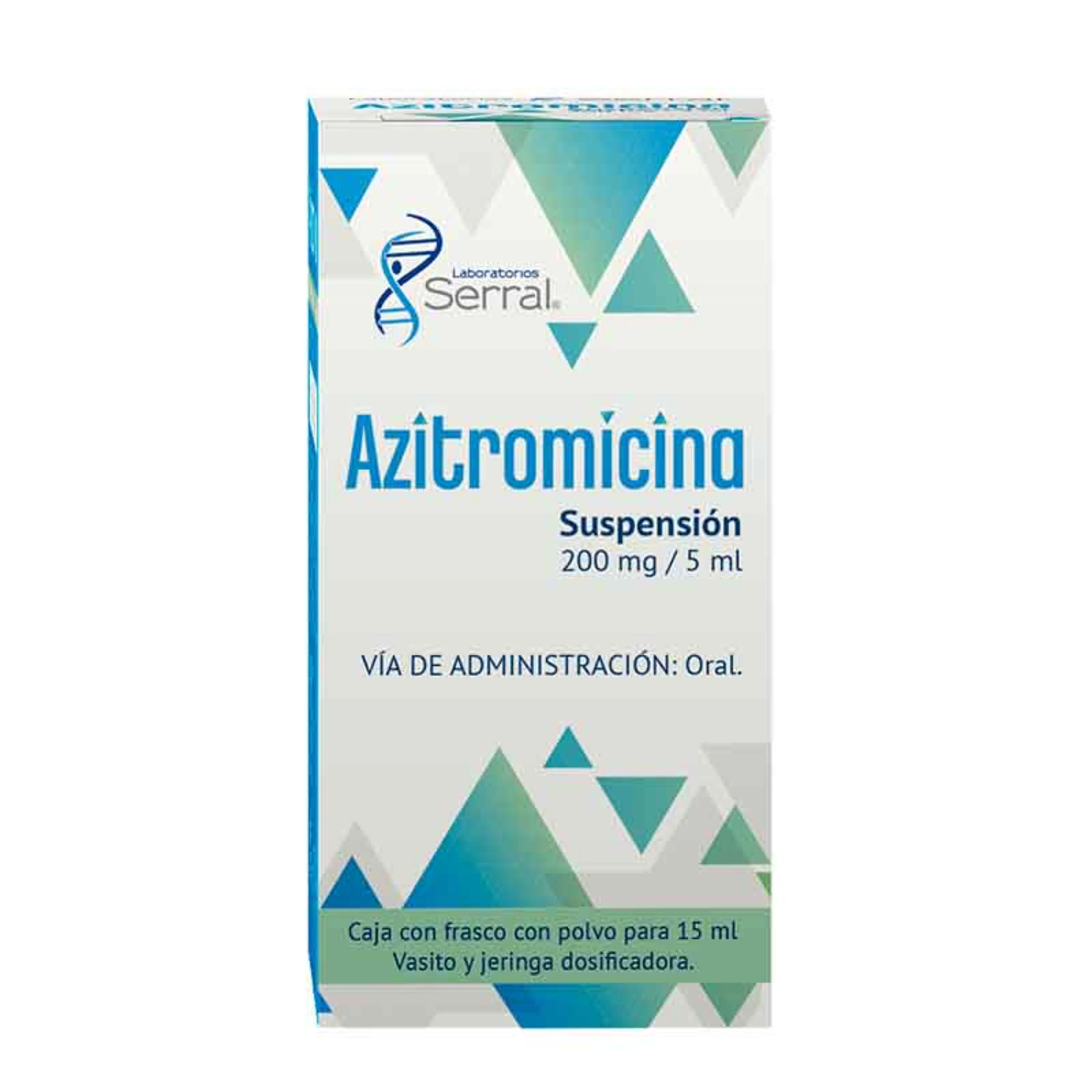 Azitromicina 200 Mg Suspensión Con 15 Ml