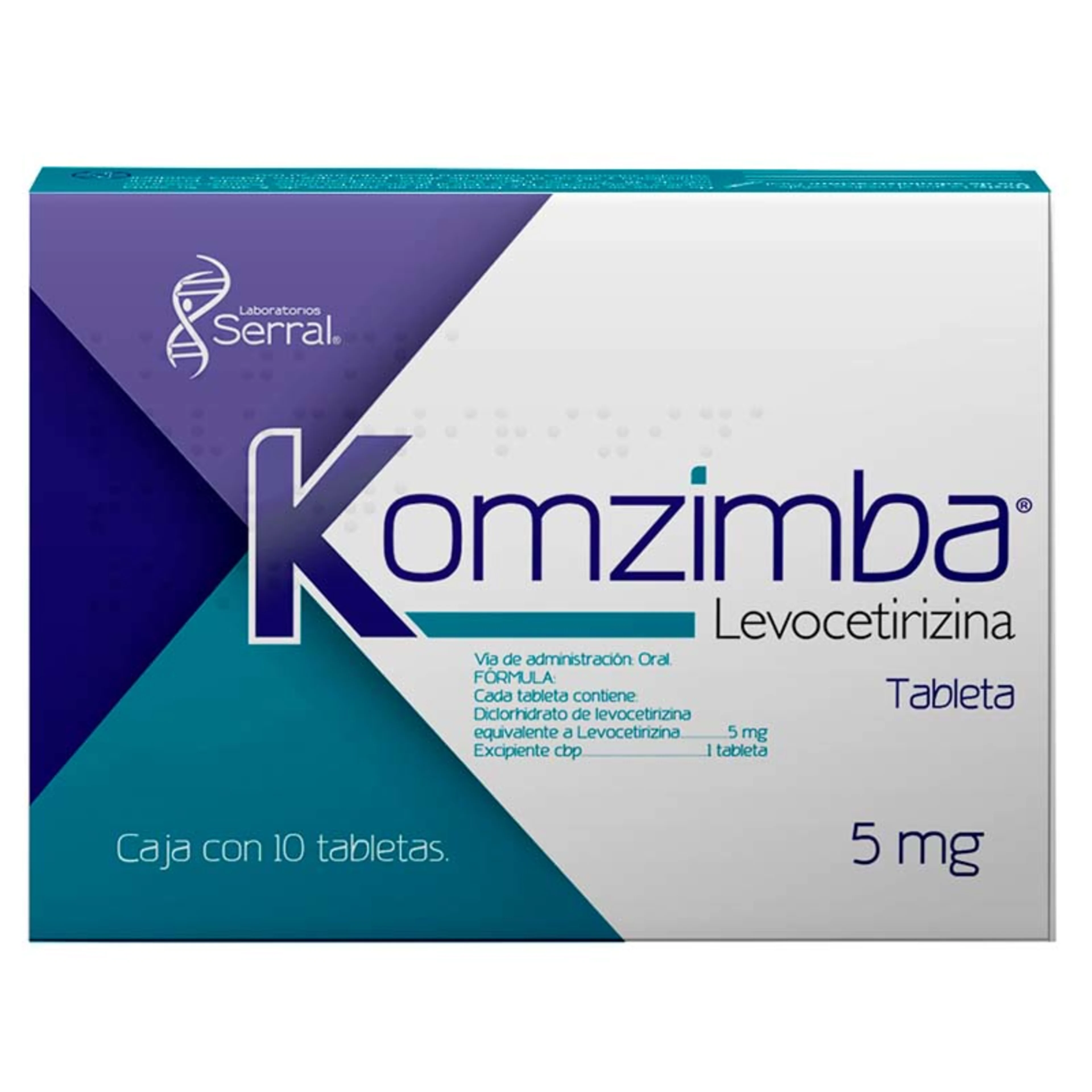 Komzimba 5 Mg Con 10 Tabletas