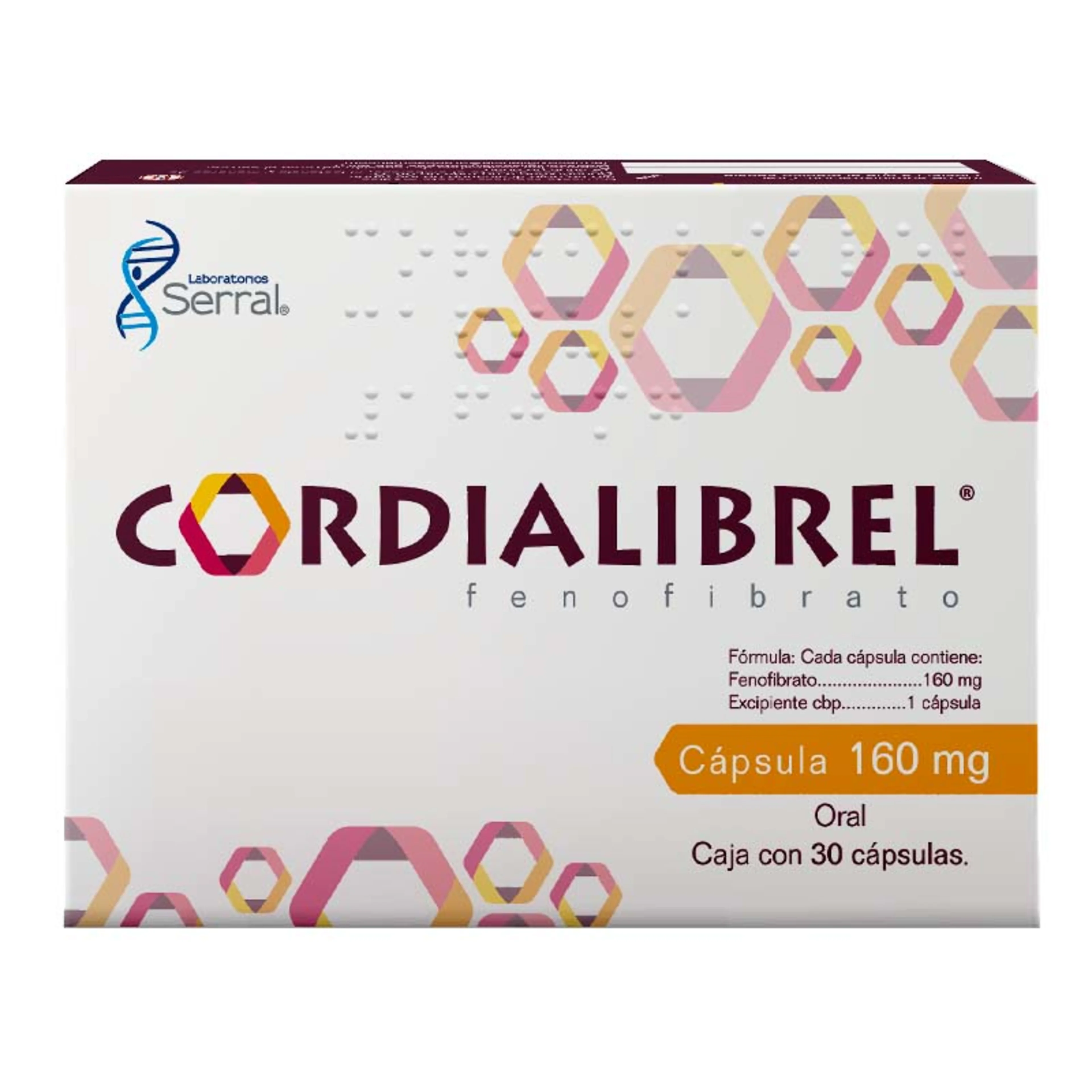 Cordialibrel 160 Mg Con 30 Cápsulas