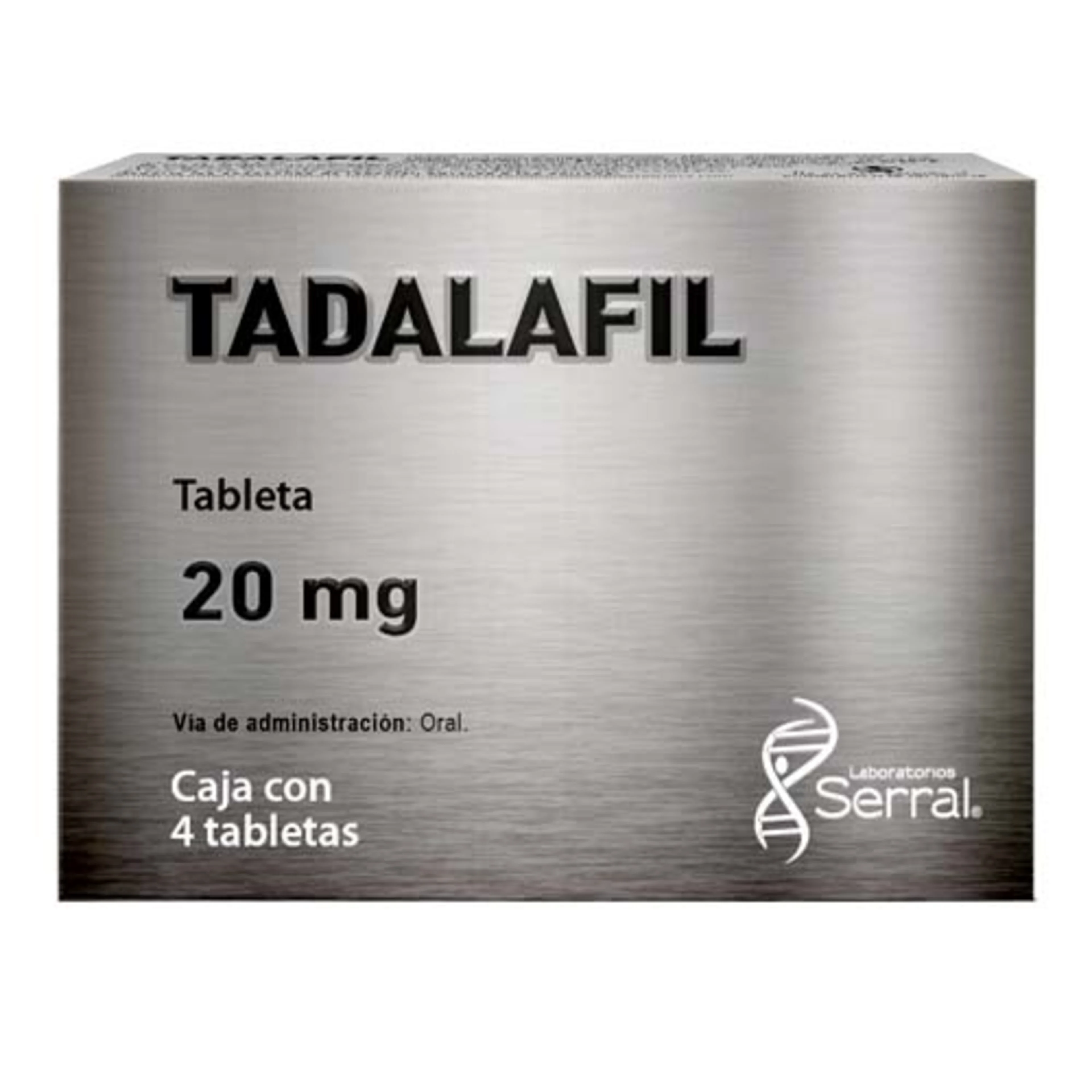 Tadalafil 20 mg 4 tabletas – Genérico