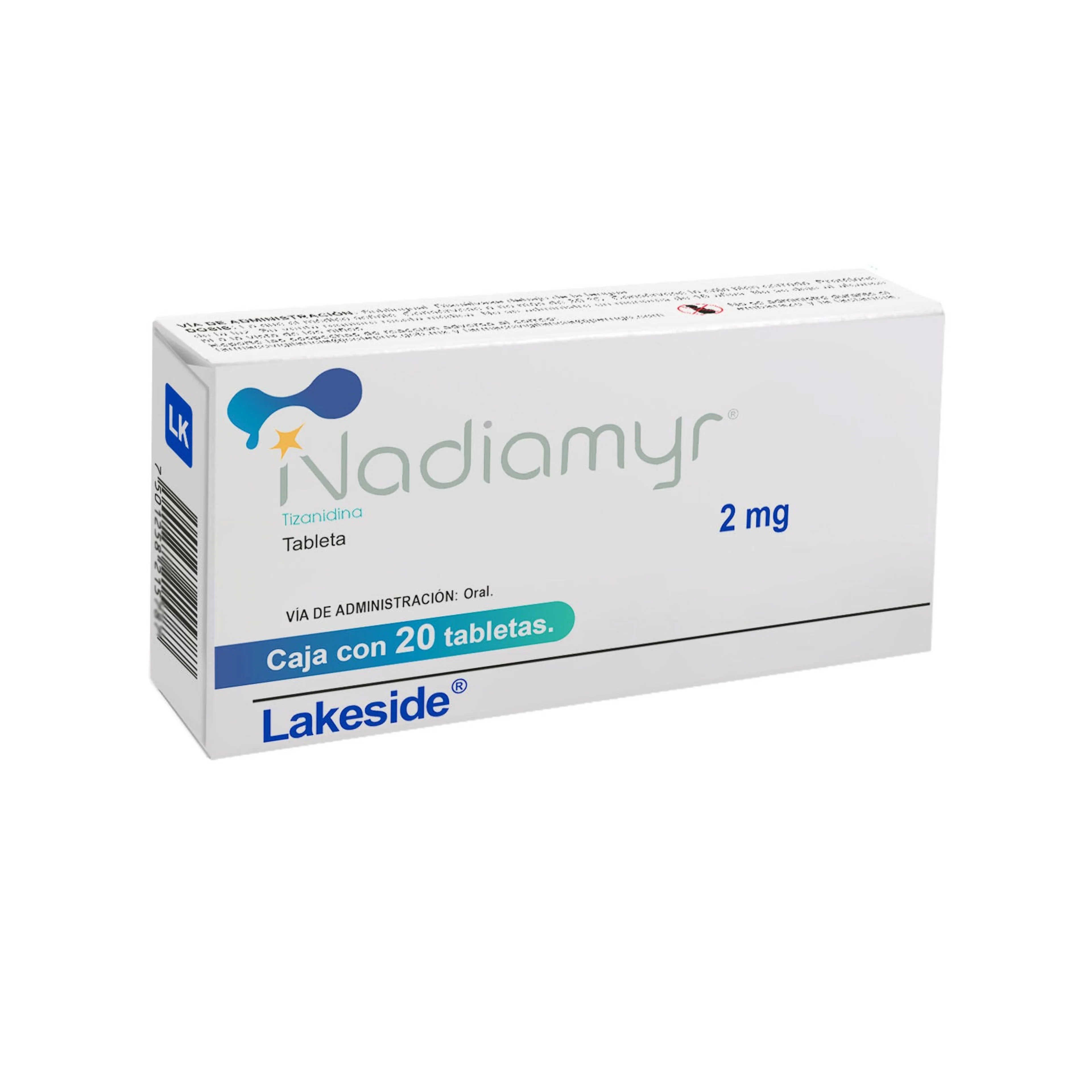 Nadiamyr 2 Mg Con 20 Tabletas