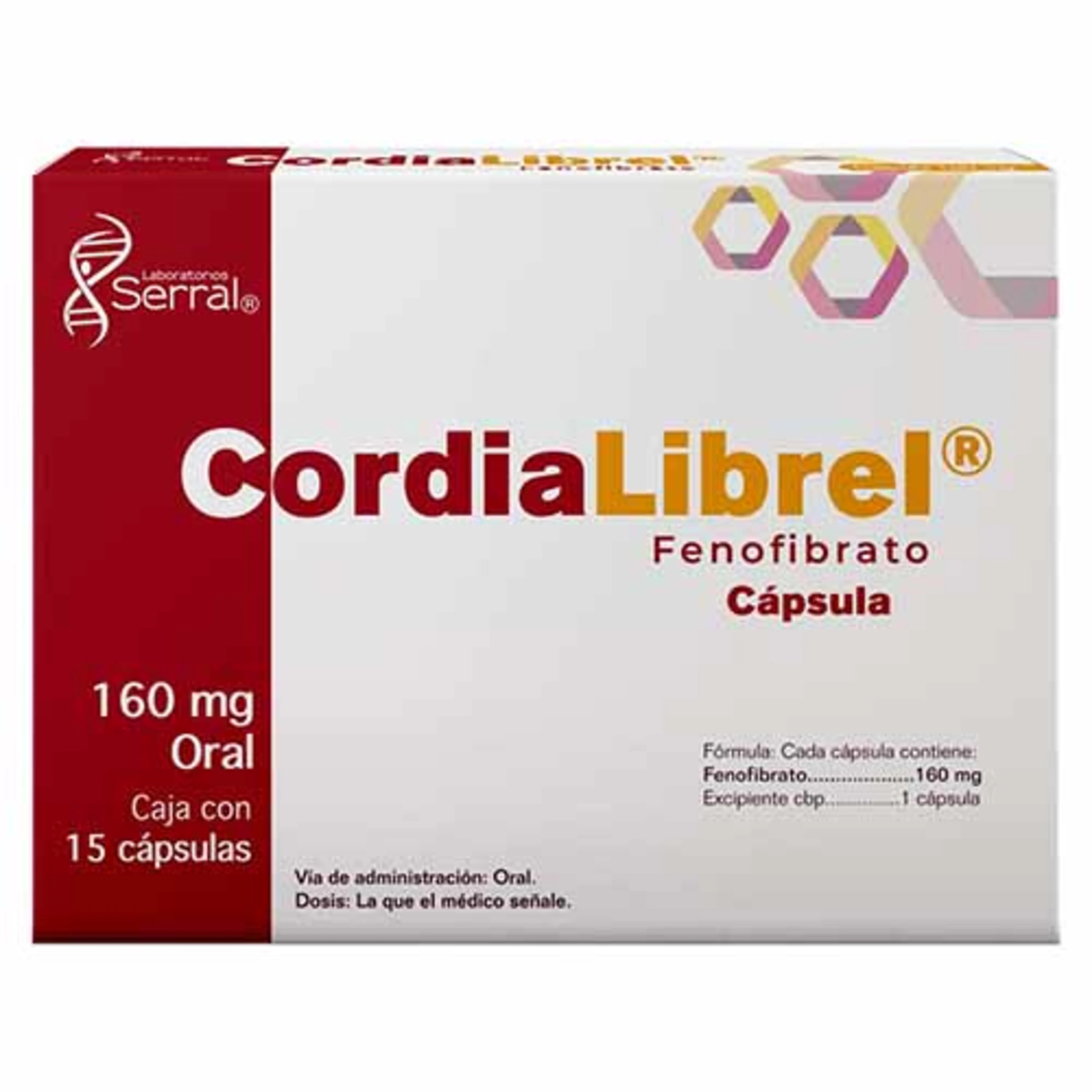 Cordialibrel 160 Mg Con 15 Cápsulas