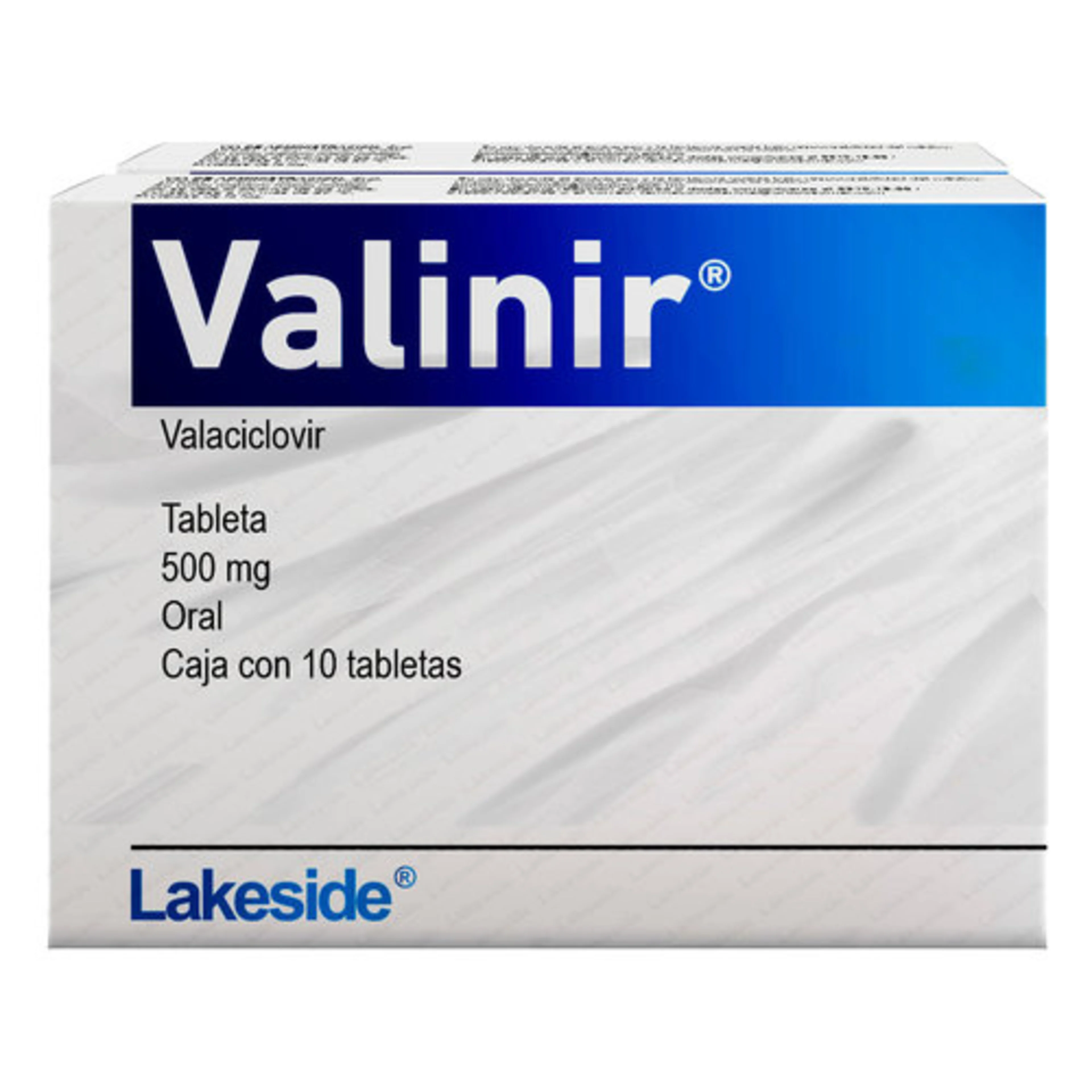 Valinir 500 Mg Con 10 Tabletas Pack De 2