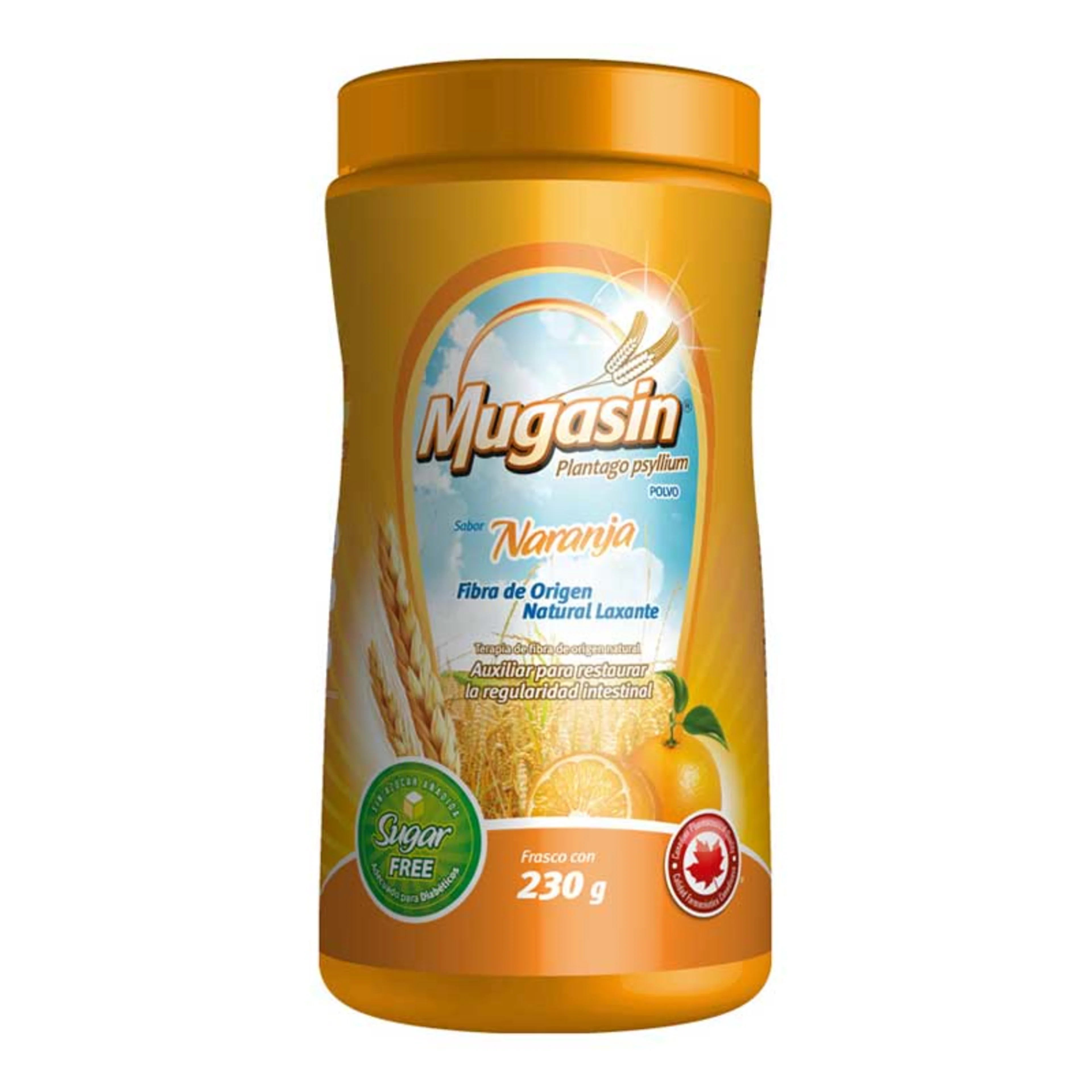 Mugasin Laxante Sabor Naranja Polvo 230 Gr
