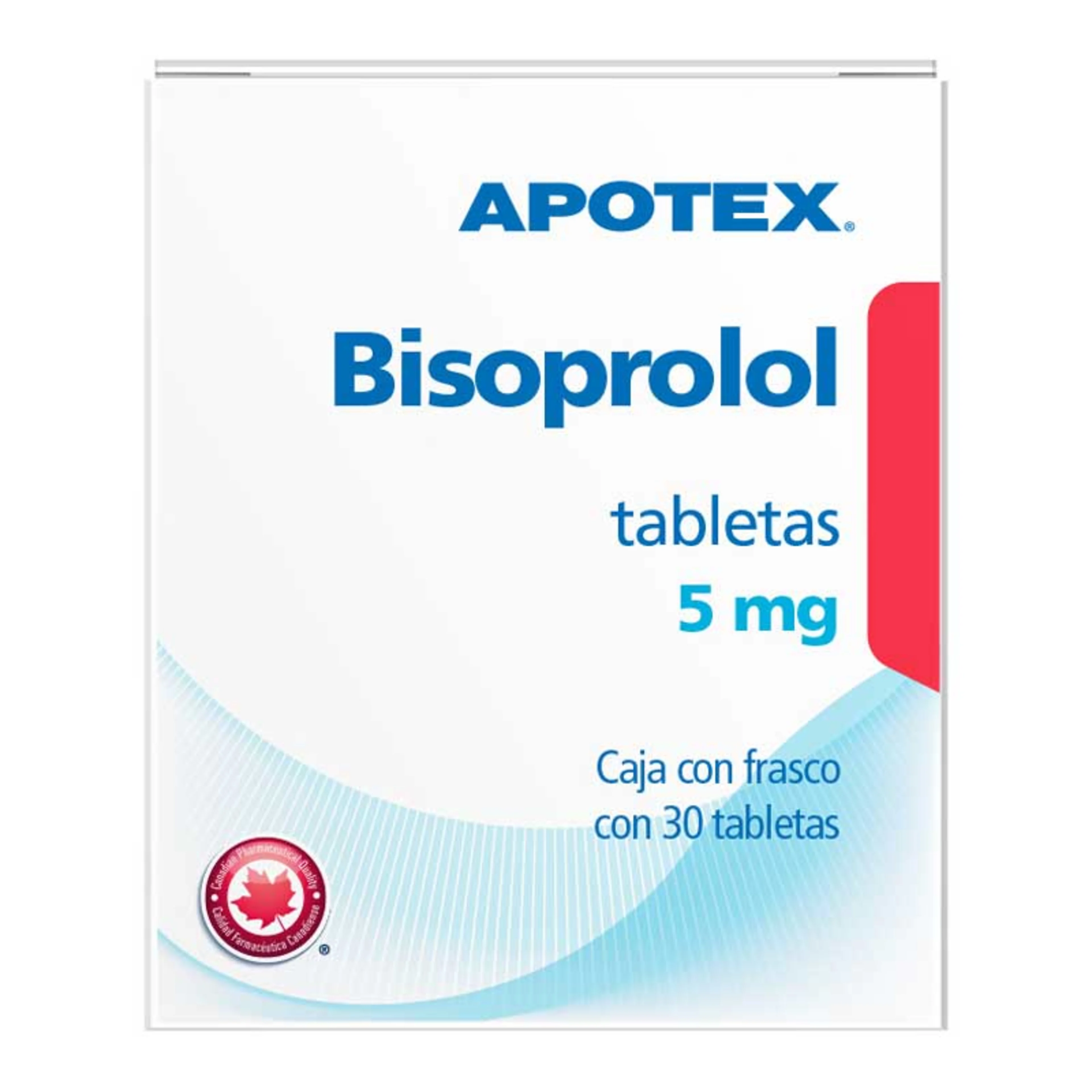 Bisoprolol 5 Mg Con 30 Tabletas