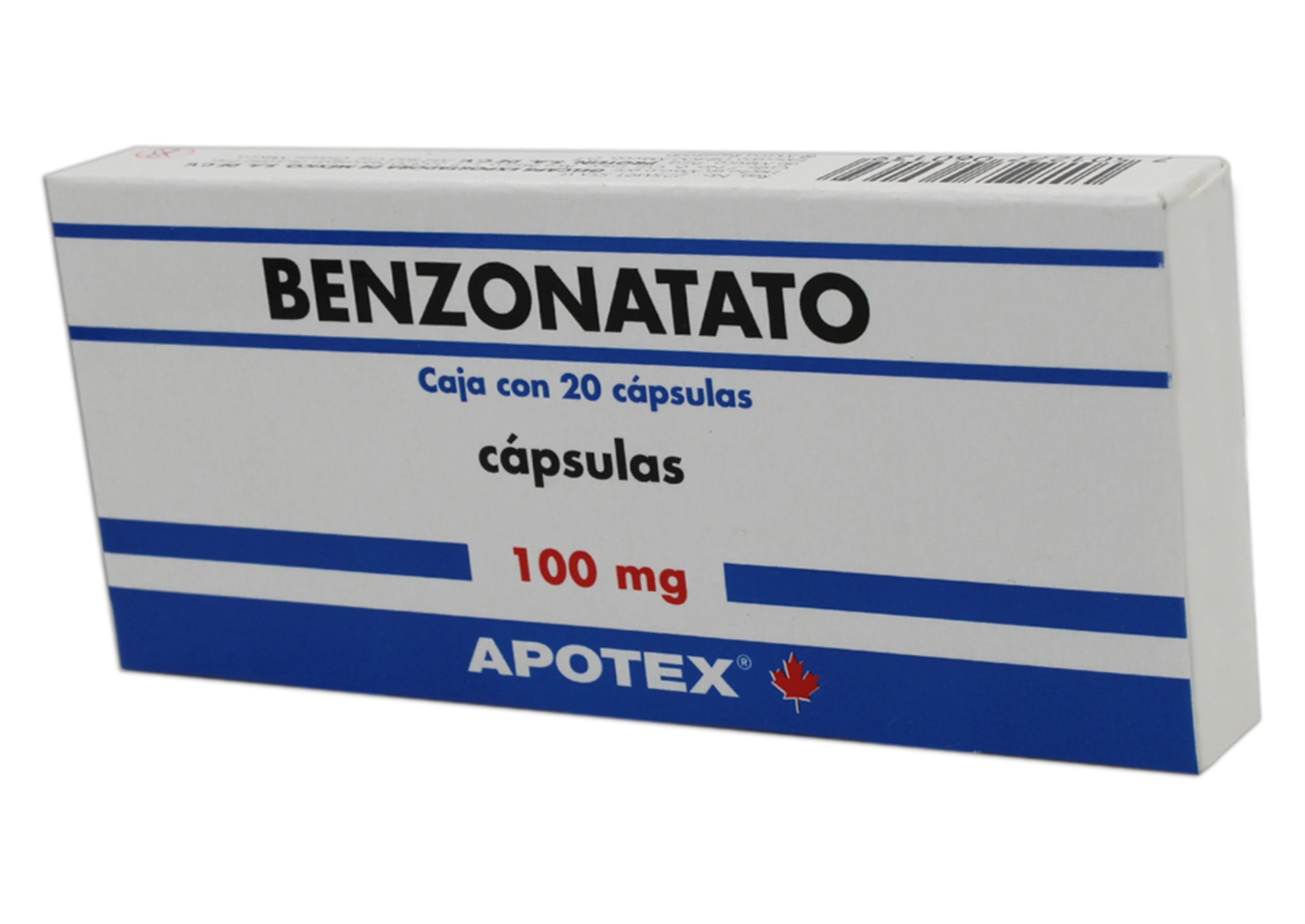 Benzonatato 100 Mg Con 20 Cápsulas (Apotex)