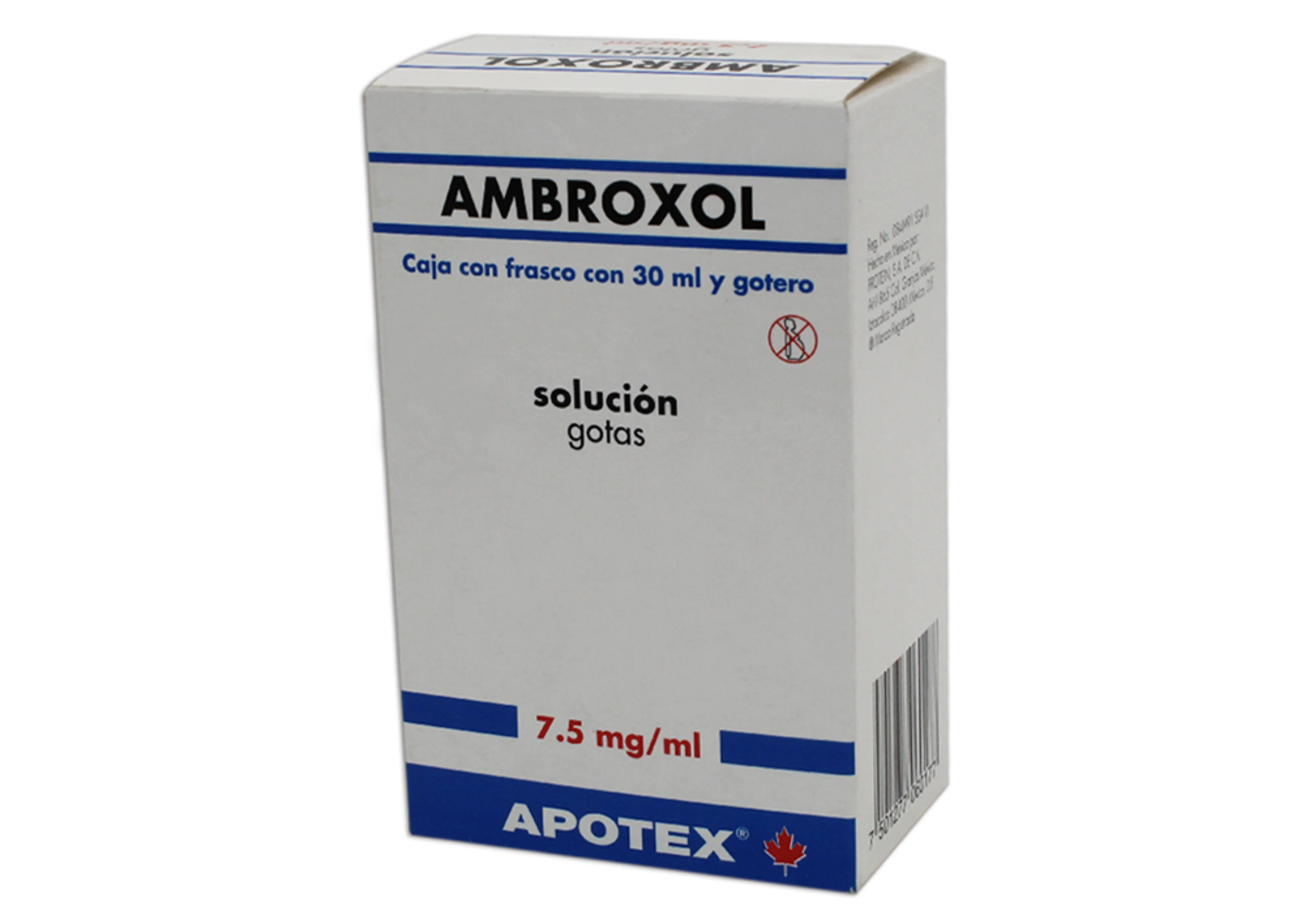Ambroxol 1 gotero 7.5mg/30 ml