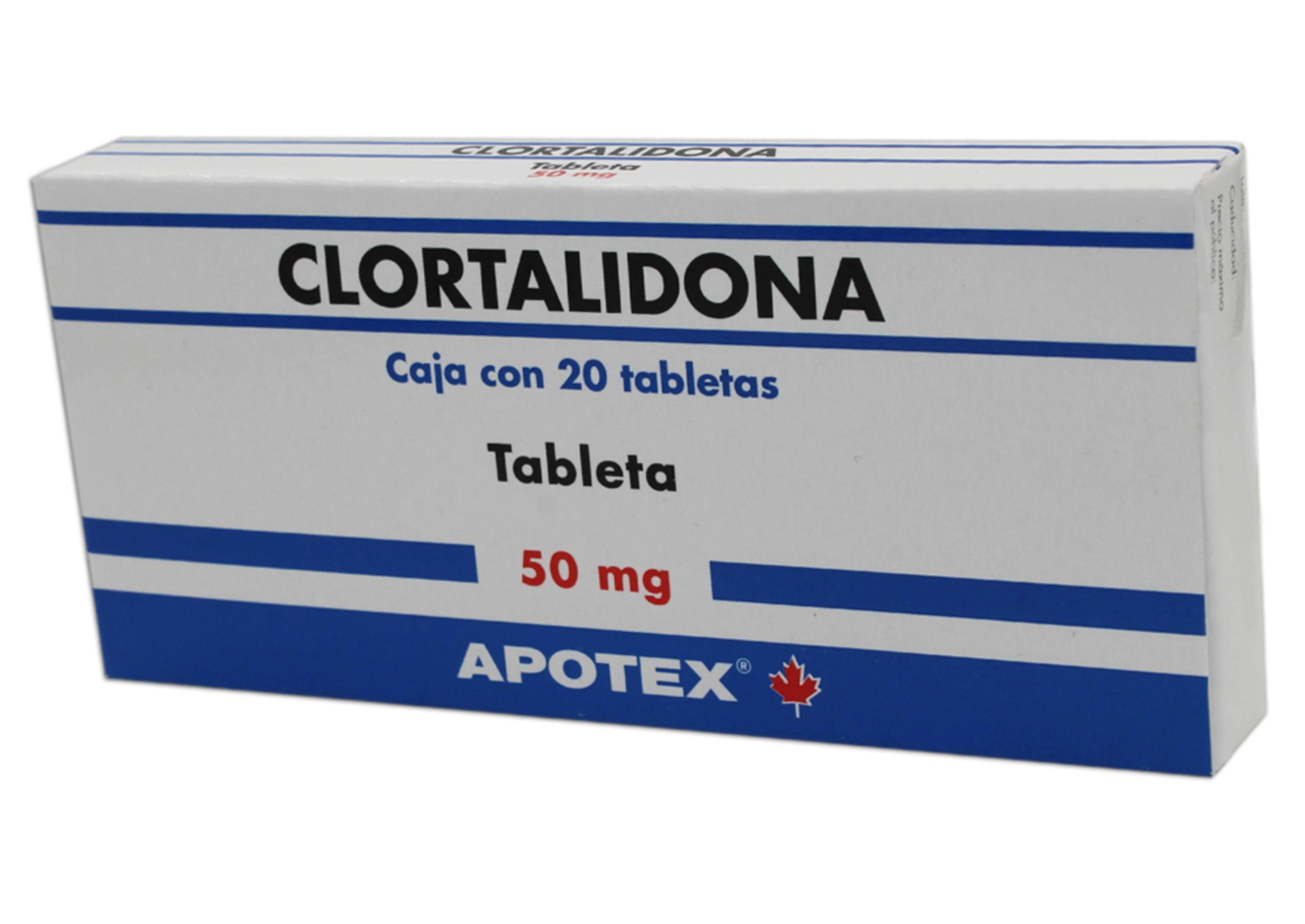 Clortalidona 50 Mg Con 20 Tabletas (Apotex)