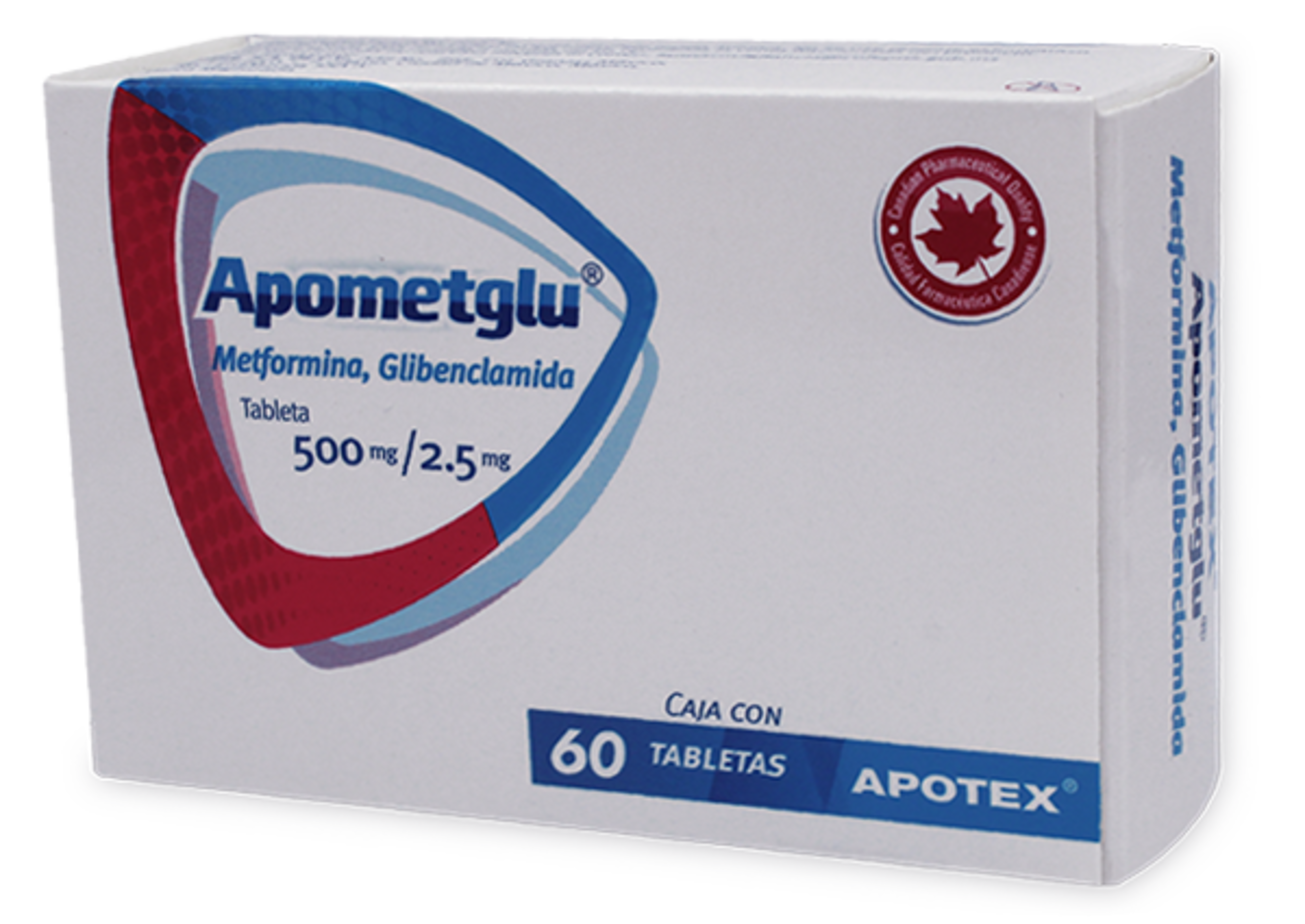 Apometglu 500/2.5 Mg Con 60 Tabletas