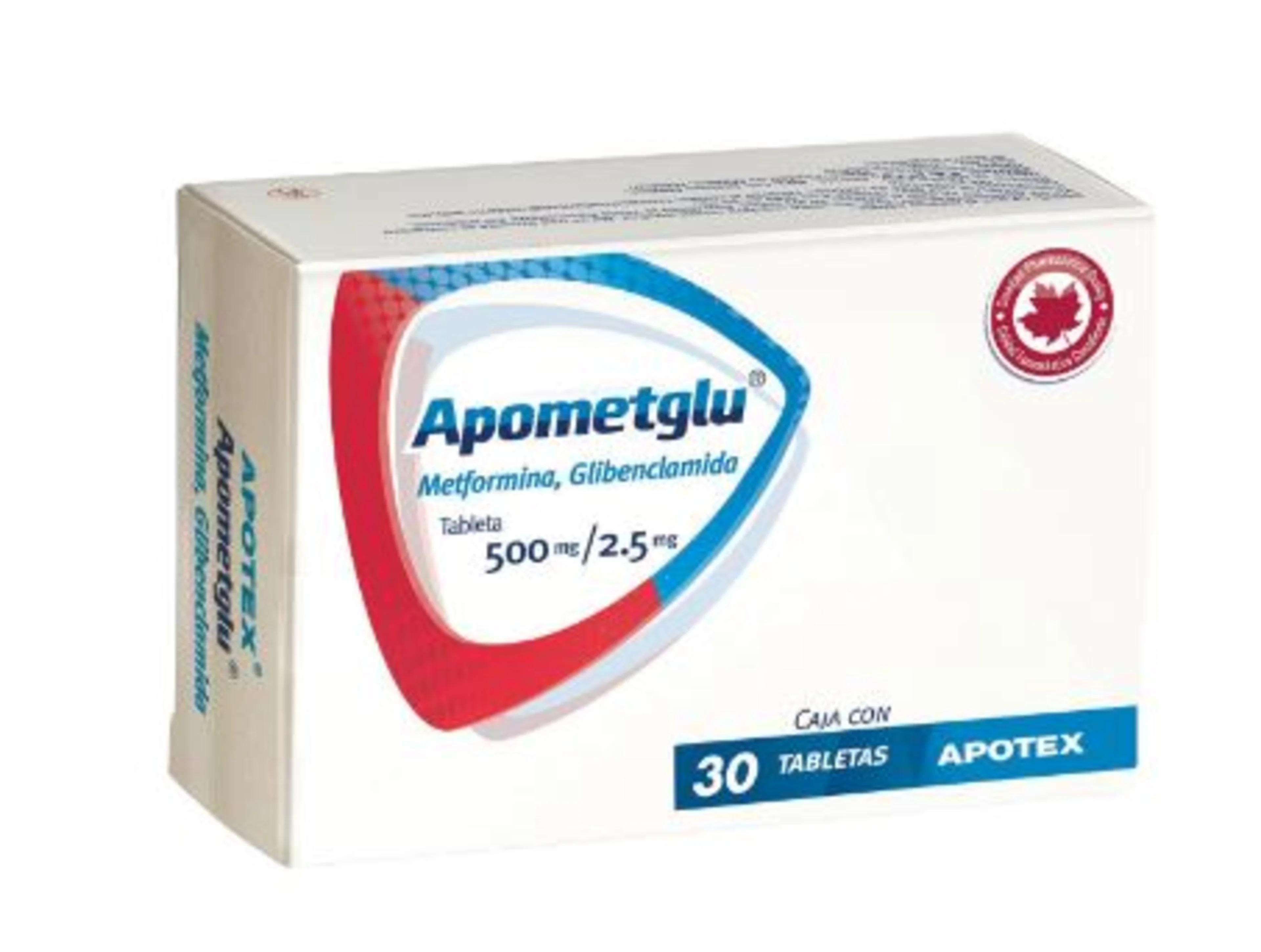 Apometglu 500/2.5 Mg Con 30 Tabletas