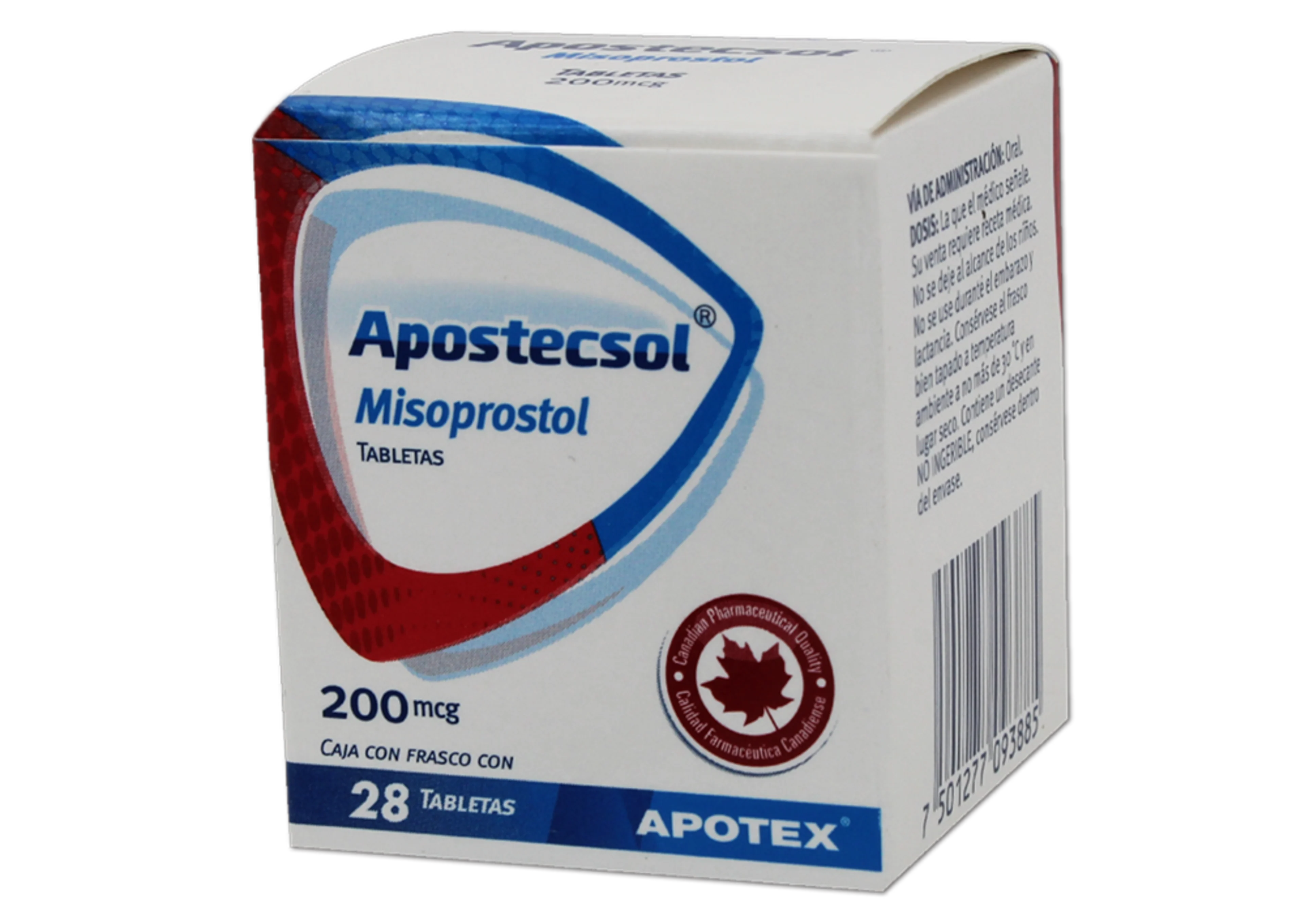 Apostecsol 200 Mcg Con 28 Tabletas