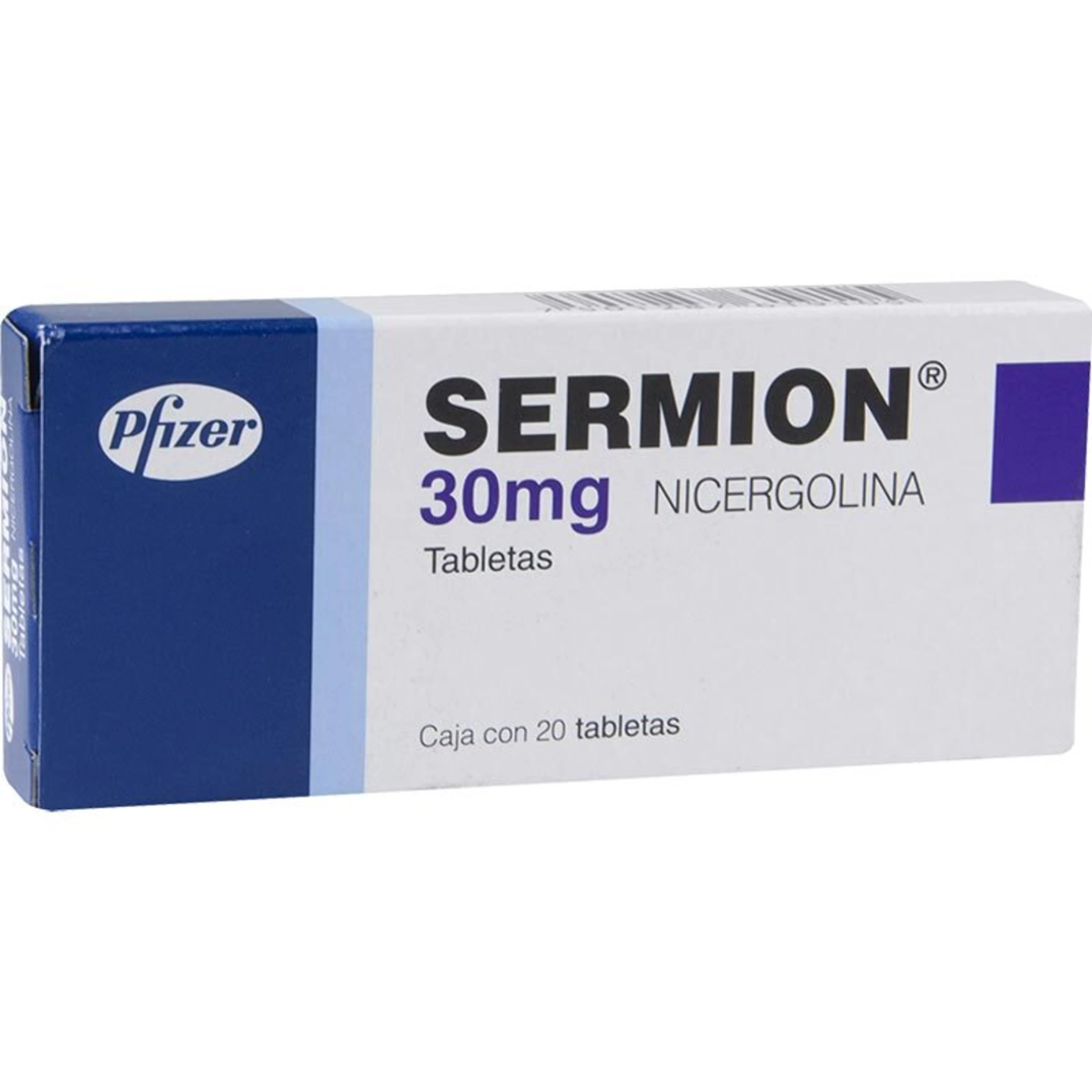 Sermion 30 Mg Con 20 Tabletas