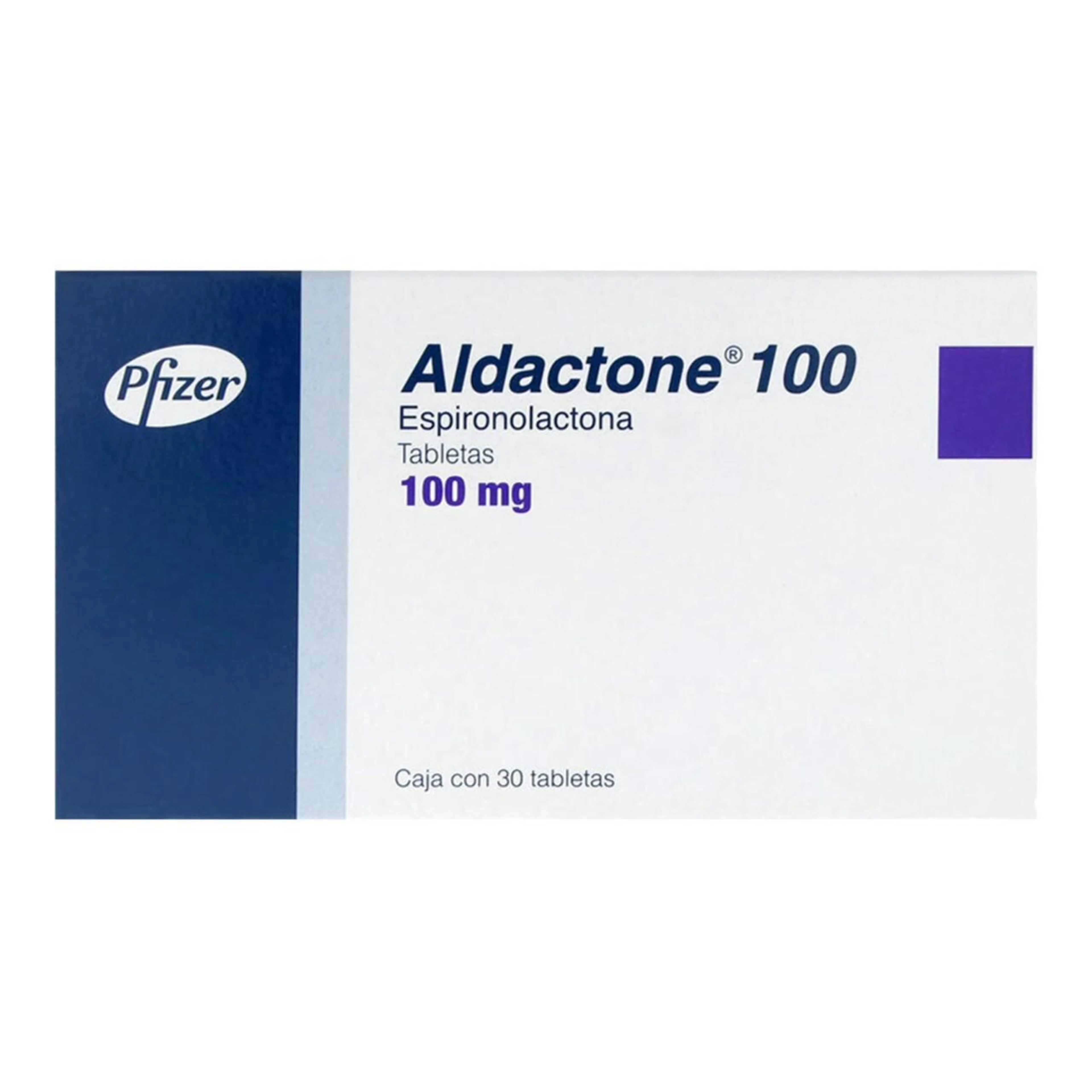 Aldactone 100 Mg Con 30 Tabletas