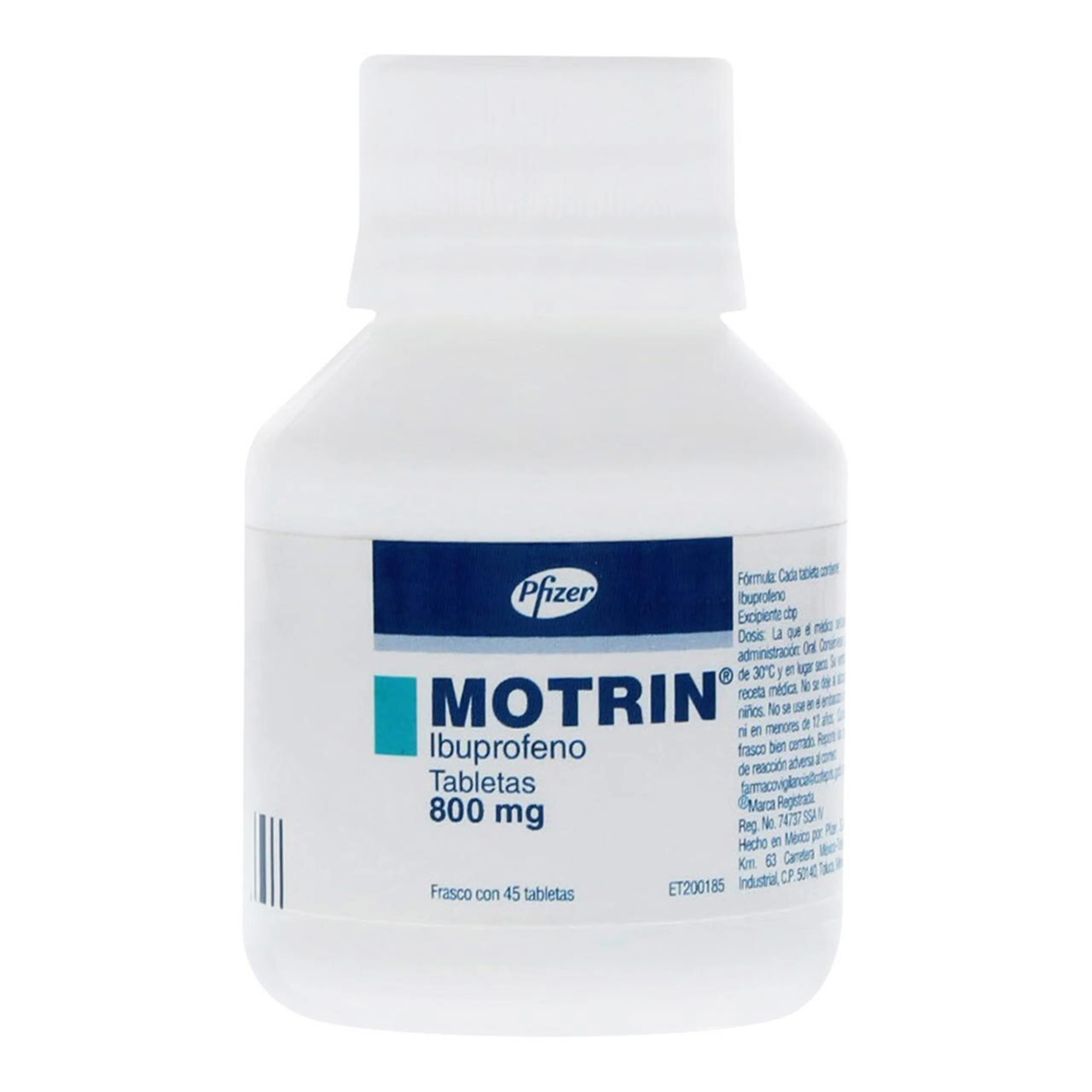 Motrin 800 Mg Con 45 Tabletas