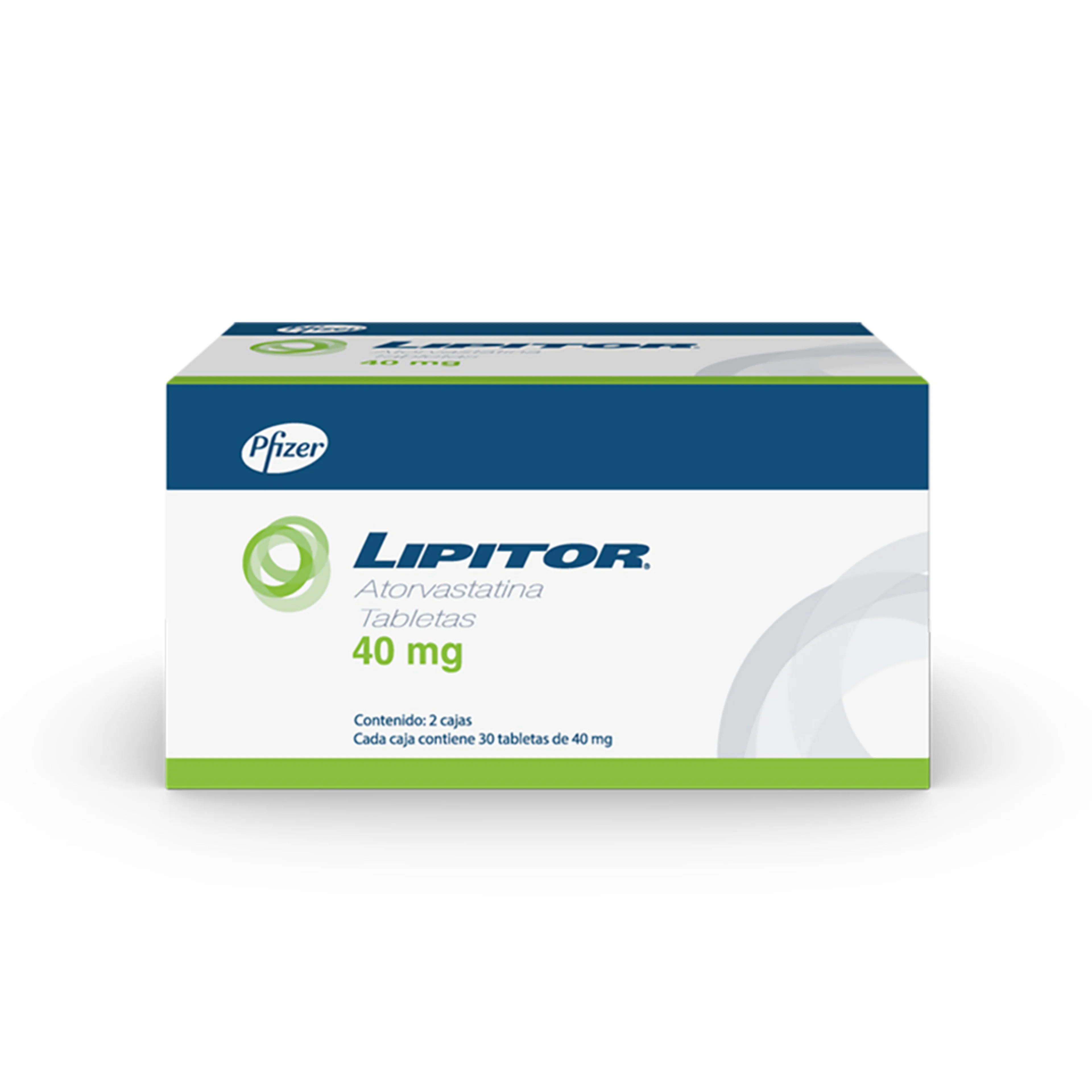 Lipitor 40 Mg Con 30 Tabletas Duopack