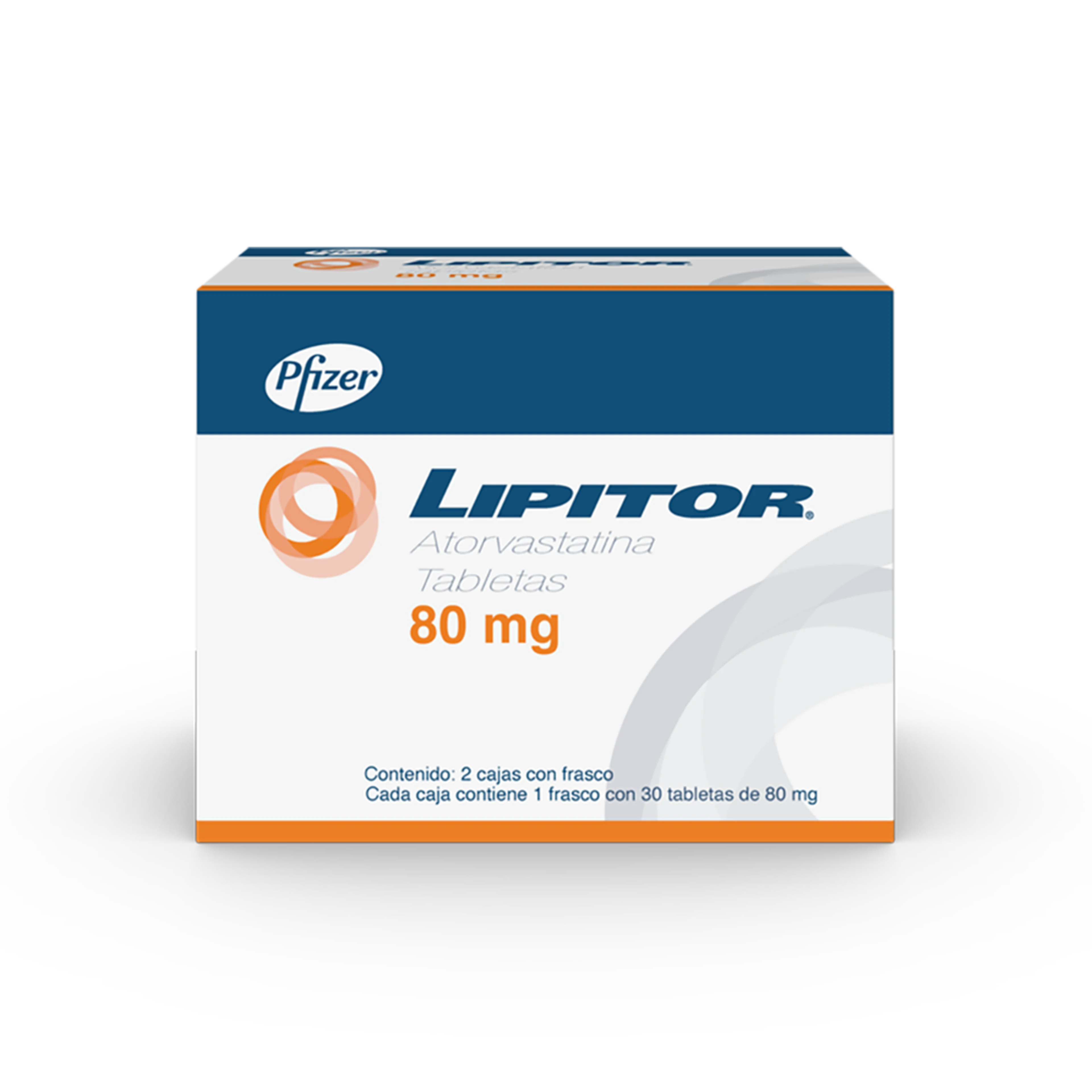 Lipitor 80 Mg Con 30 Tabletas Duopack