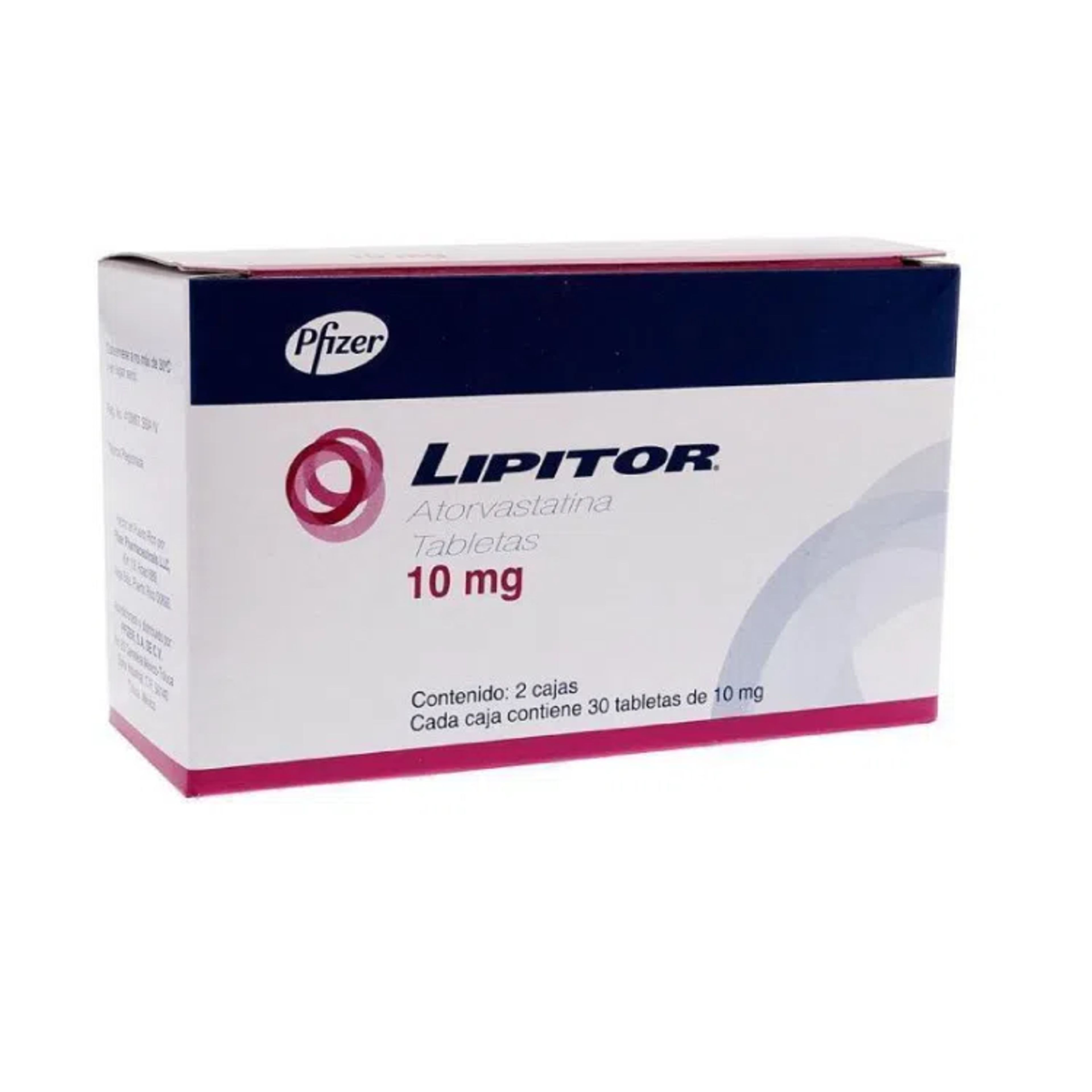 Lipitor 10 Mg Con 30 Tabletas Duopack