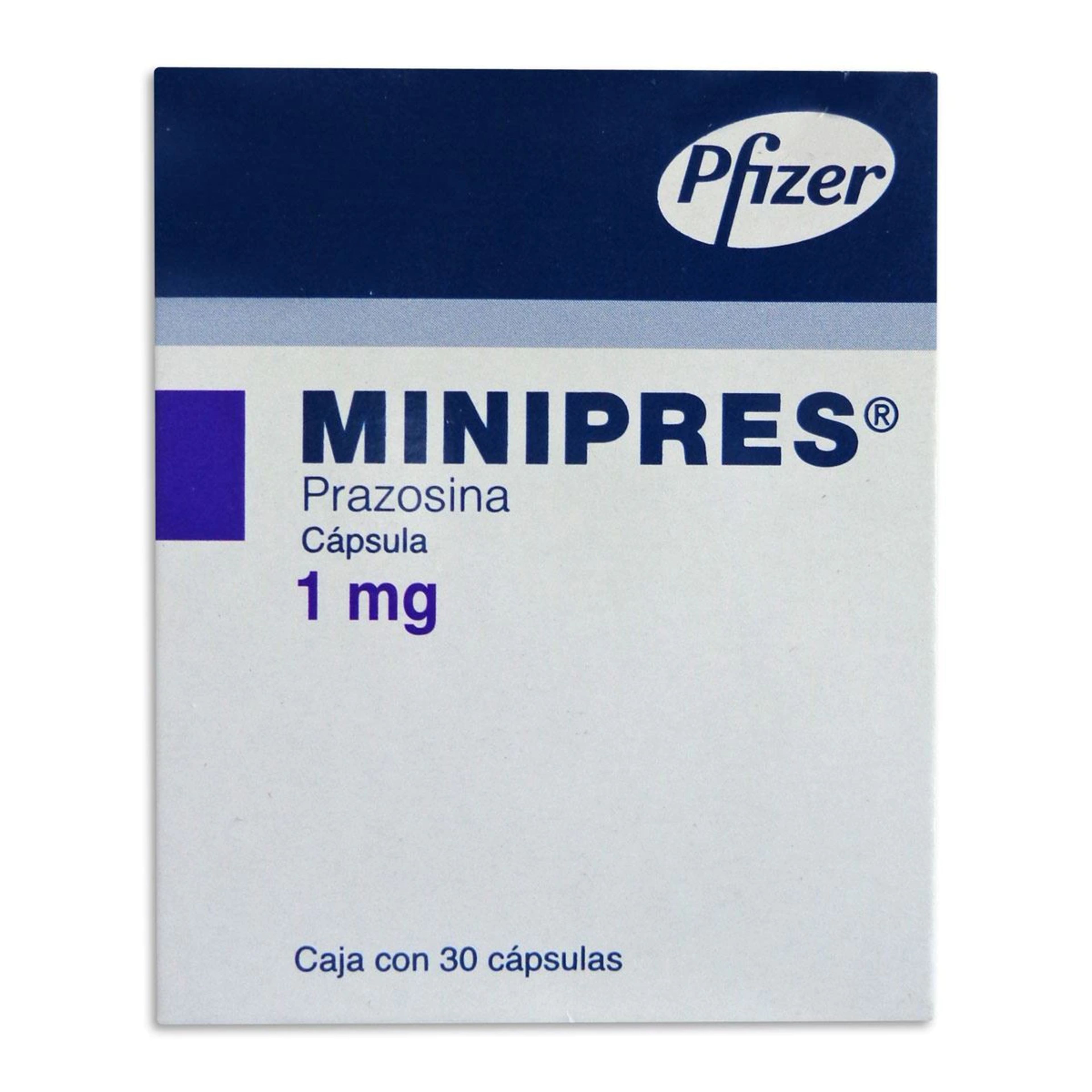 Minipres 1 Mg Con 30 Cápsulas