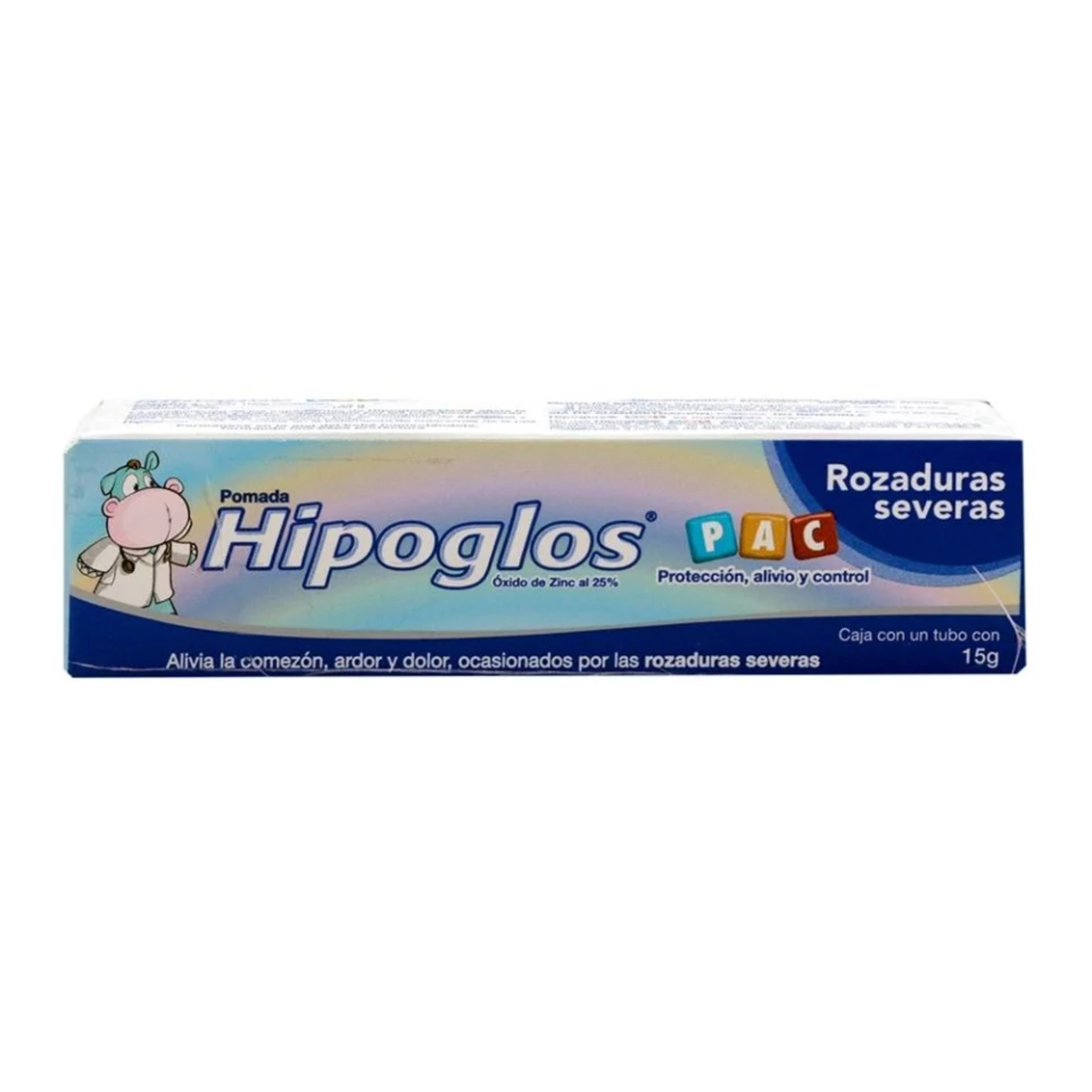 Hipoglos Pomada Óxido De Zinc 25% 15 G