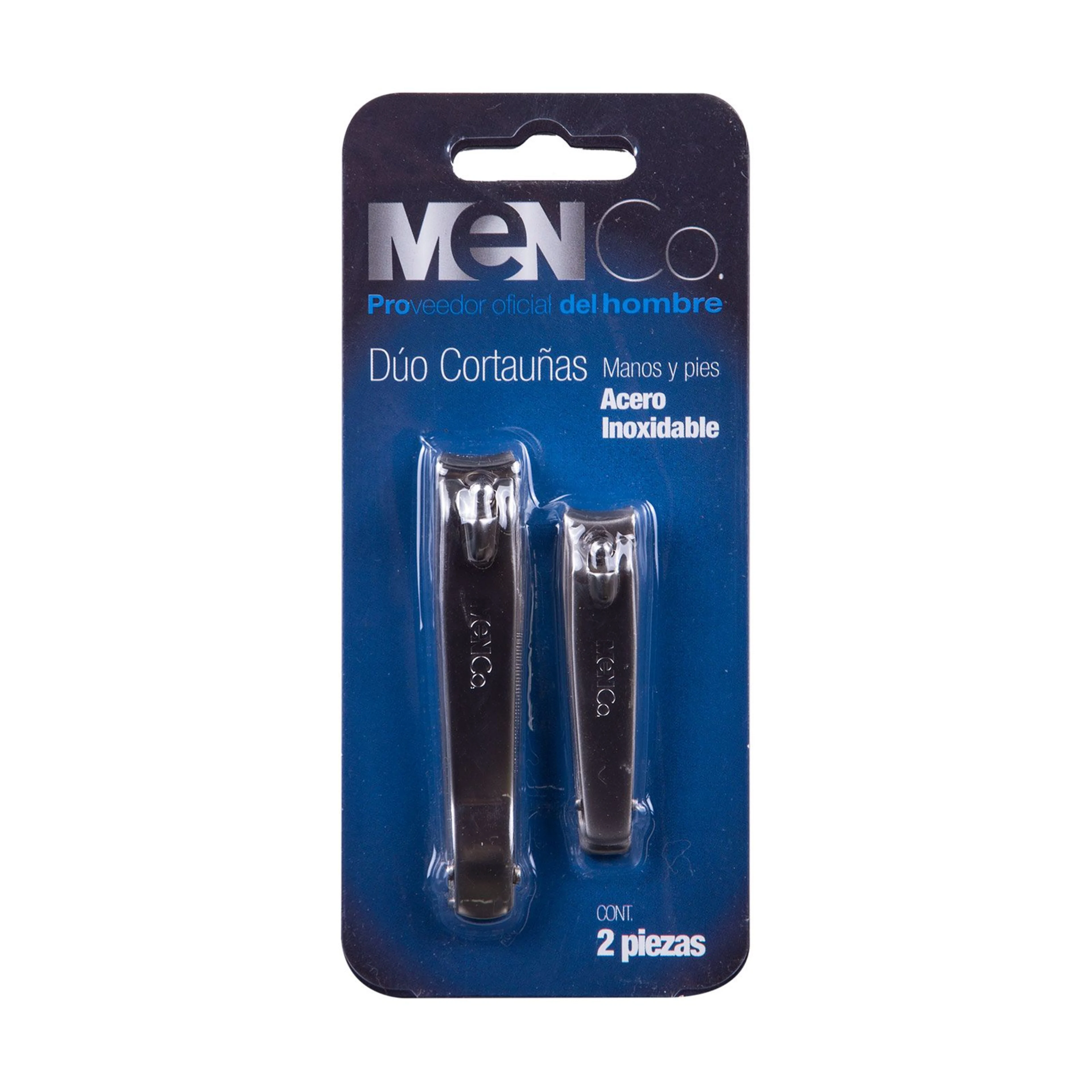 Menco Cortauñas De Con Acero Inoxidable Con 2 Piezas