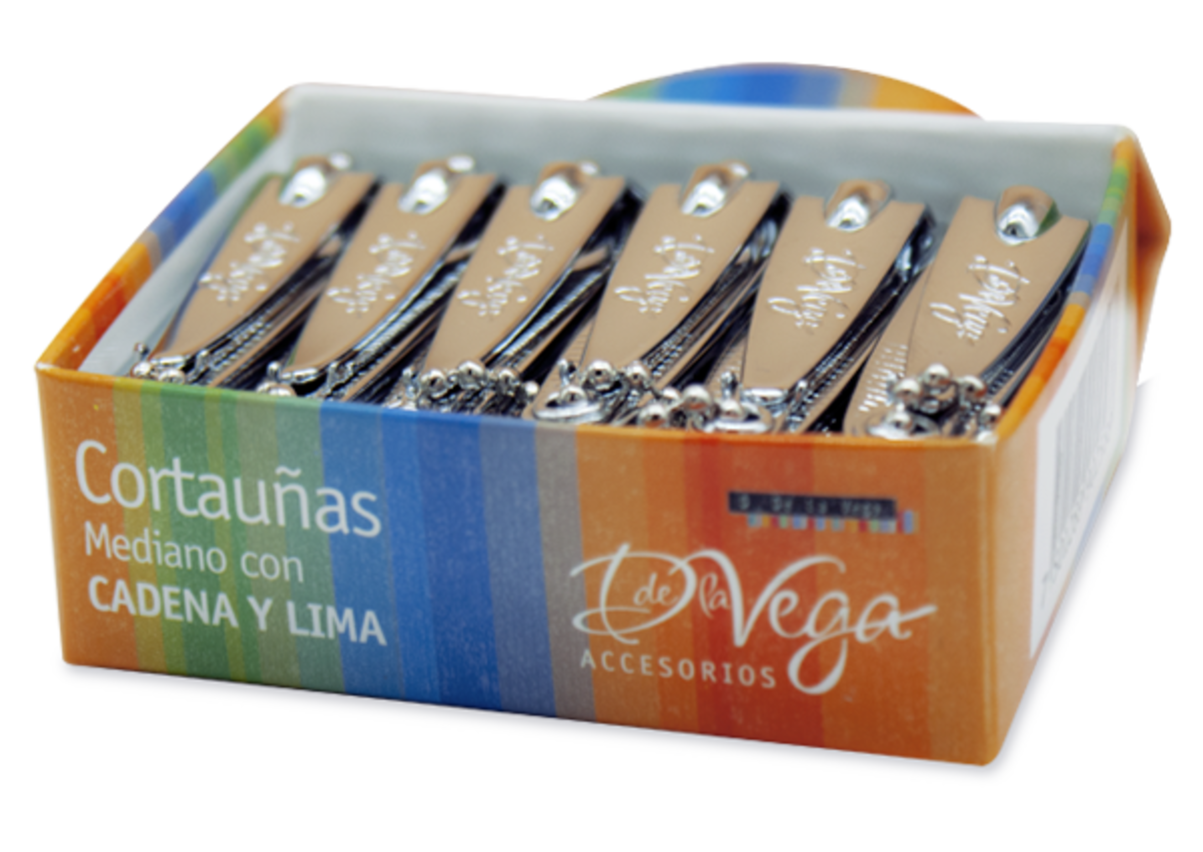 De La Vega Cortauñas Mediano Con Lima 12 Piezas