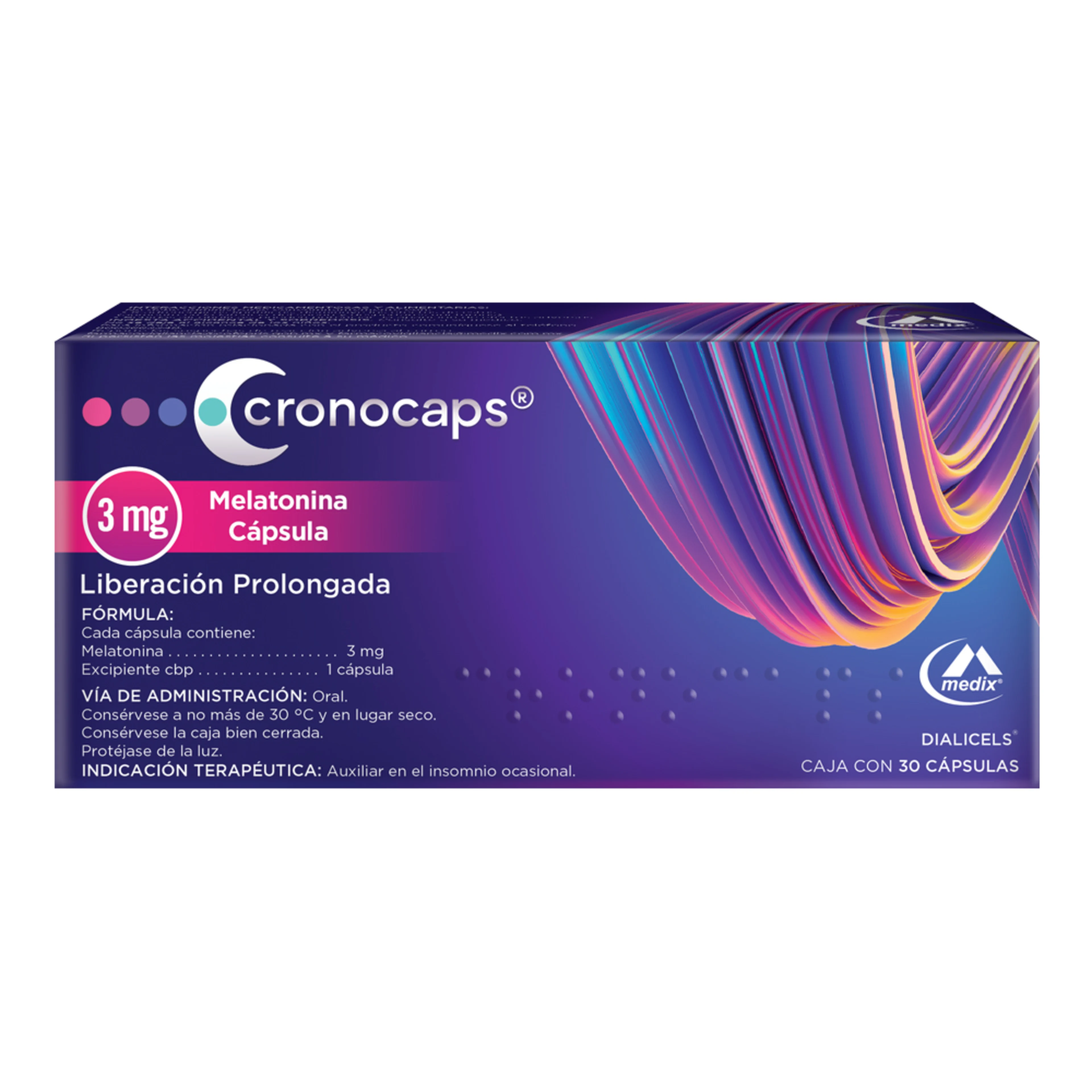 Cronocaps 30 Cápsulas 3Mg
