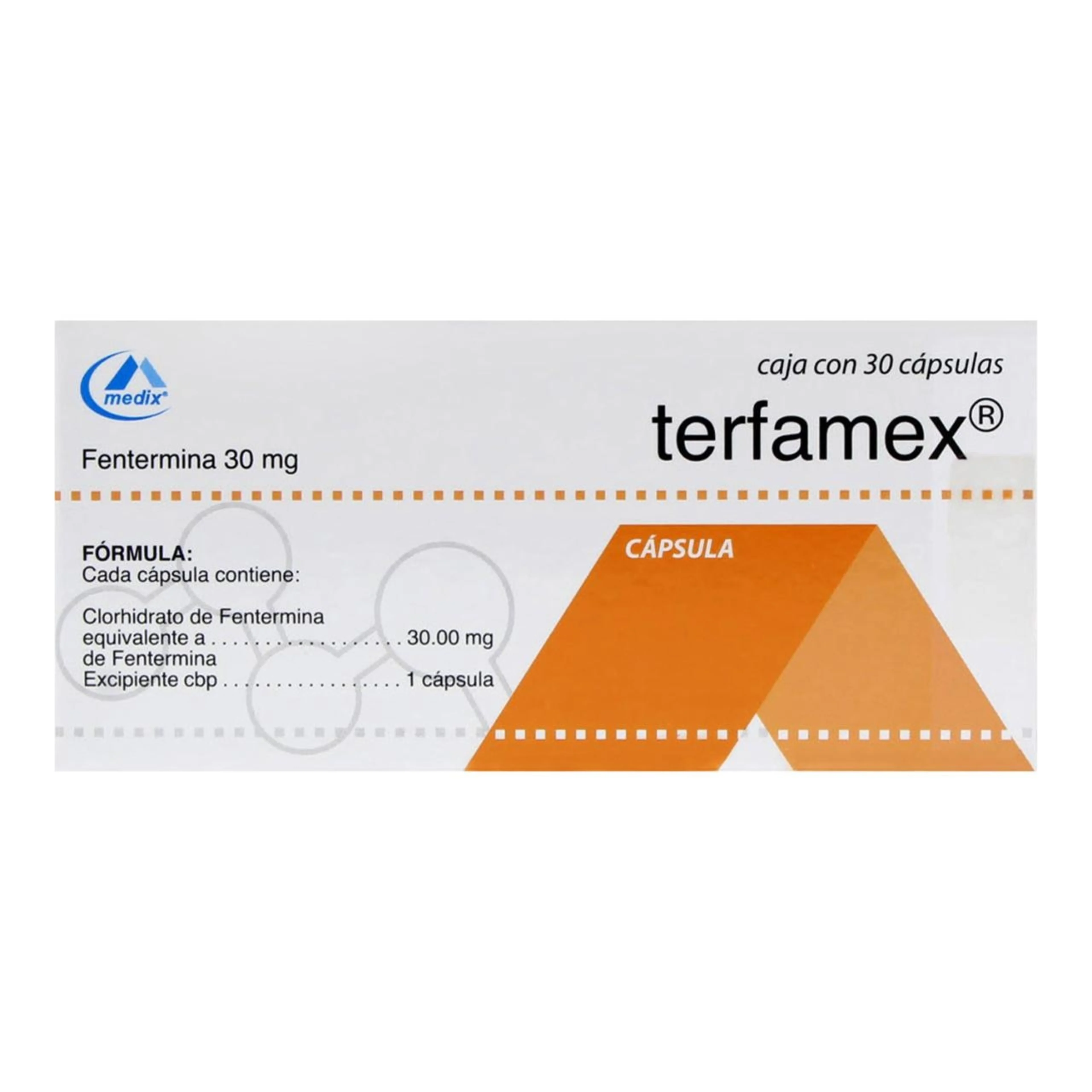 Terfamex 30 Mg Con 30 Cápsulas
