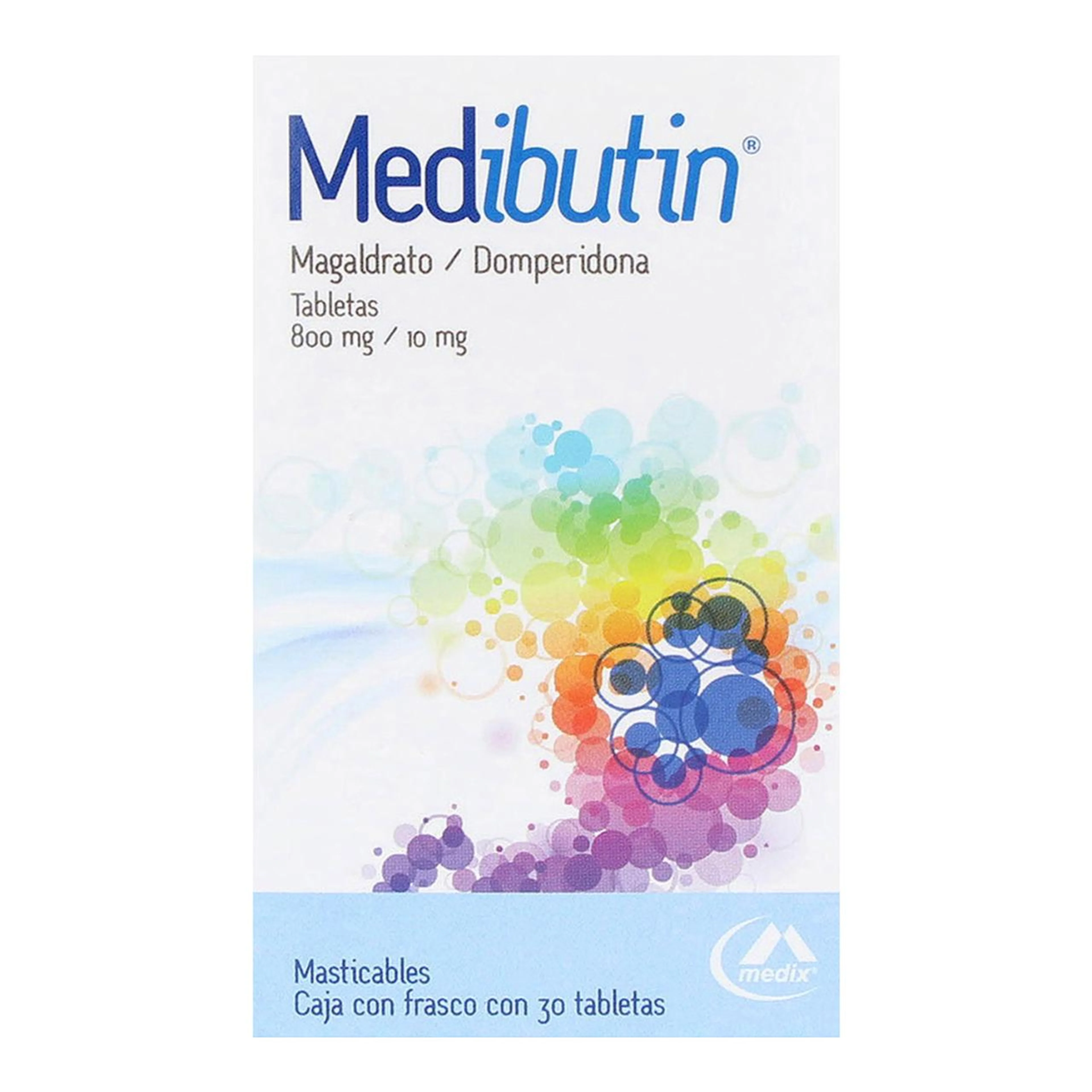 Medibutin 800/10 Mg Con 30 Tabletas