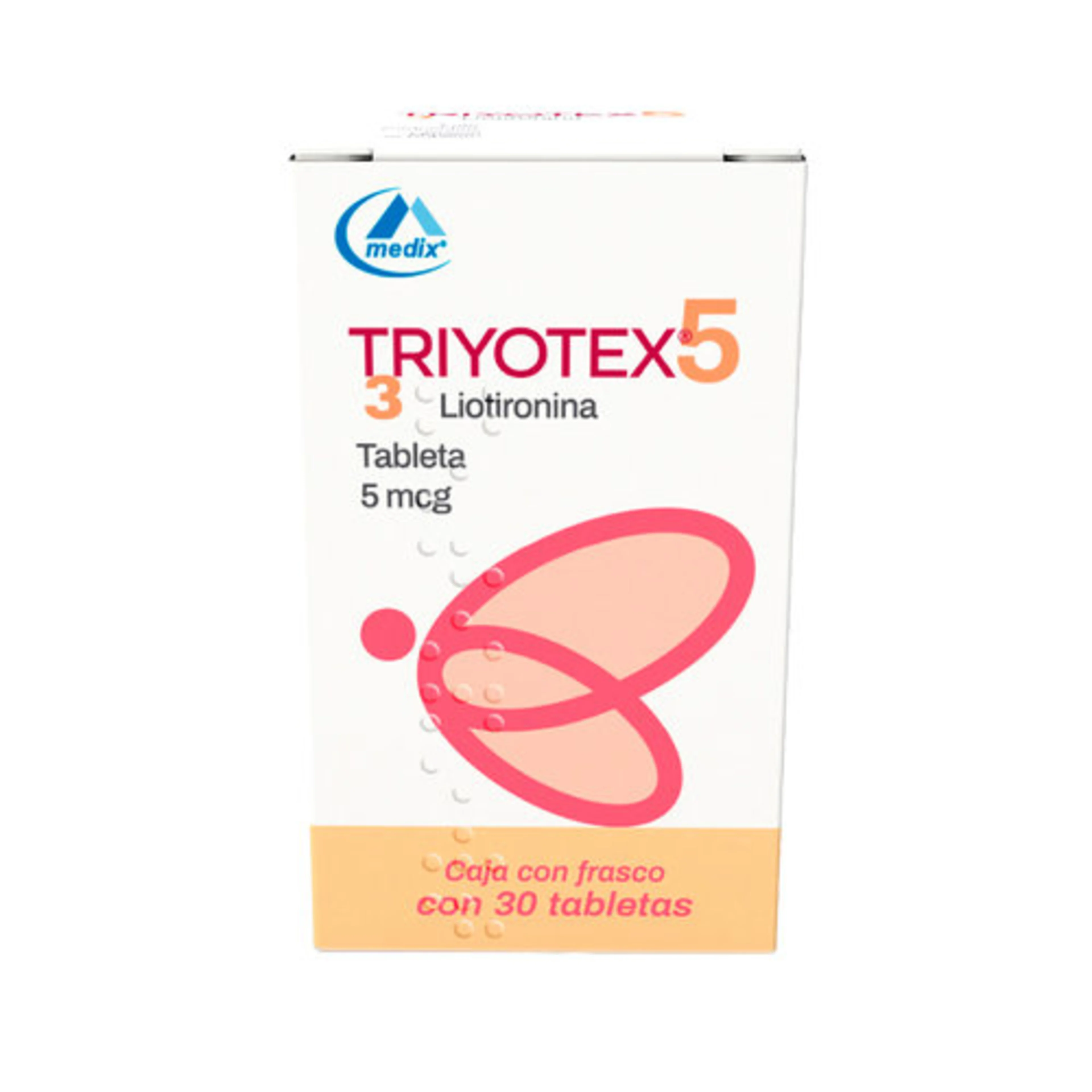 Triyotex 5 Mcg Con 30 Tabletas