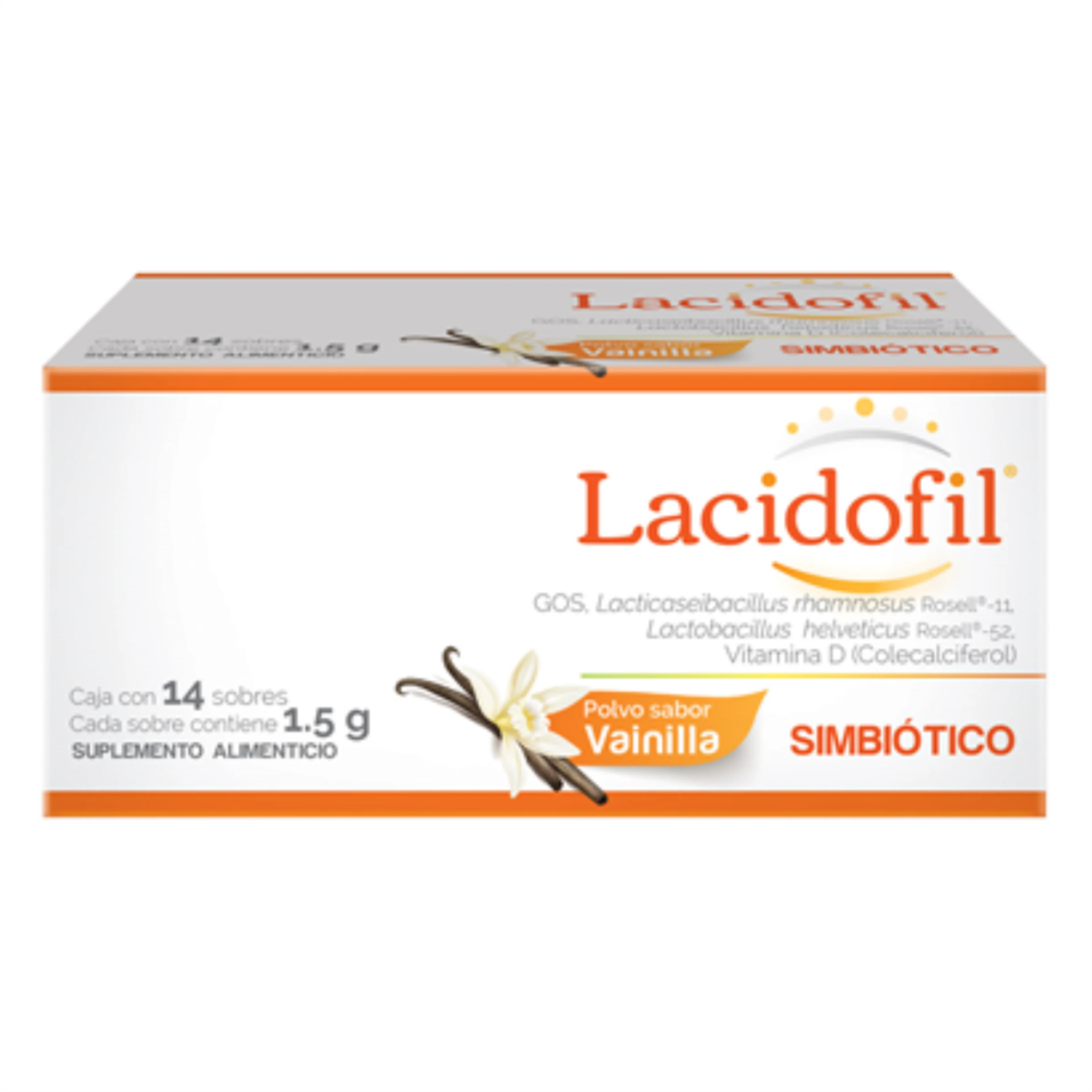 Lacidofil Vainilla con 14 Sobres de 1.5 g