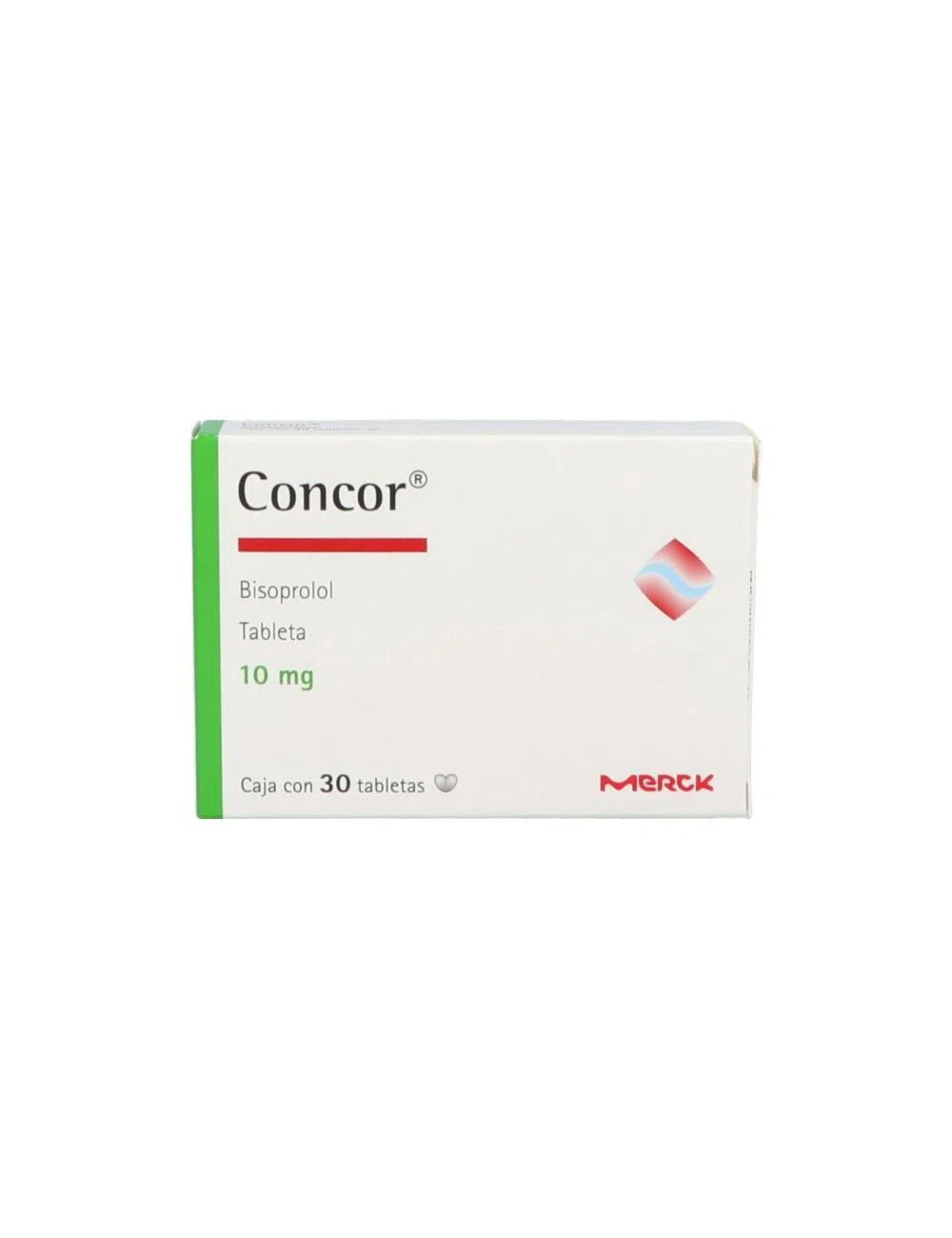 Concor 10 Mg Con 30 Tabletas
