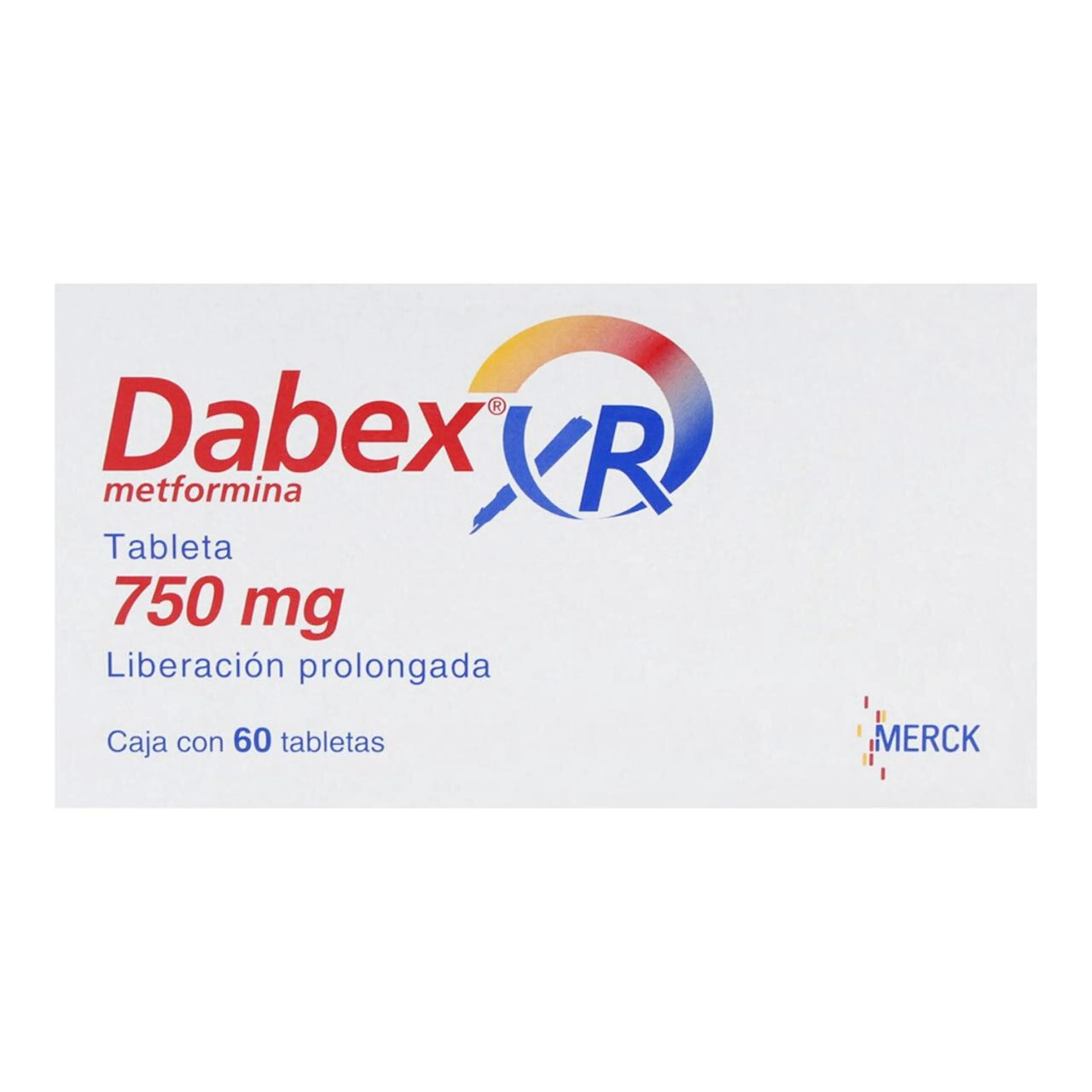 Dabex Xr 750 Mg Con 60 Tabletas
