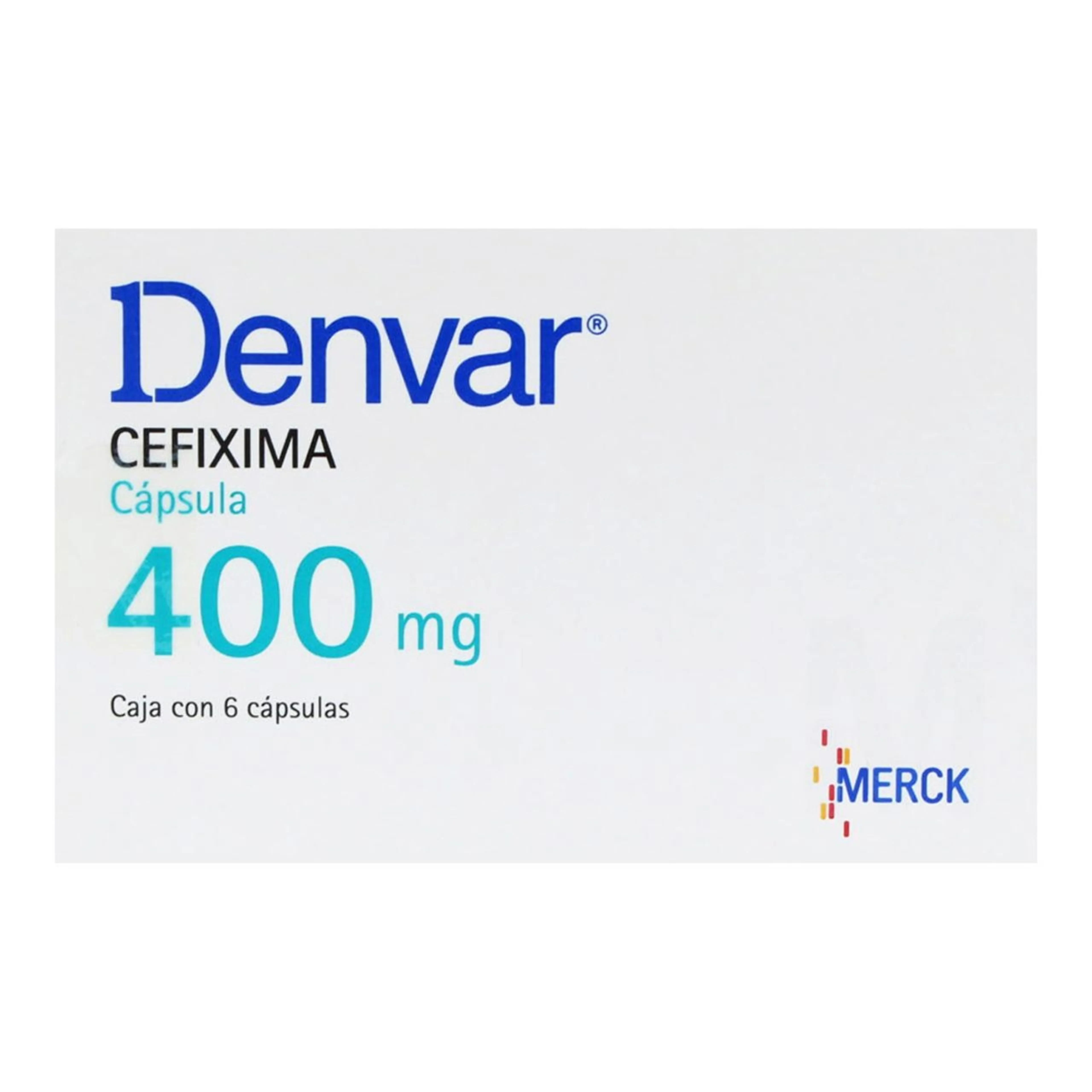 Denvar Cefixima 400 Mg Con 6 Cápsulas
