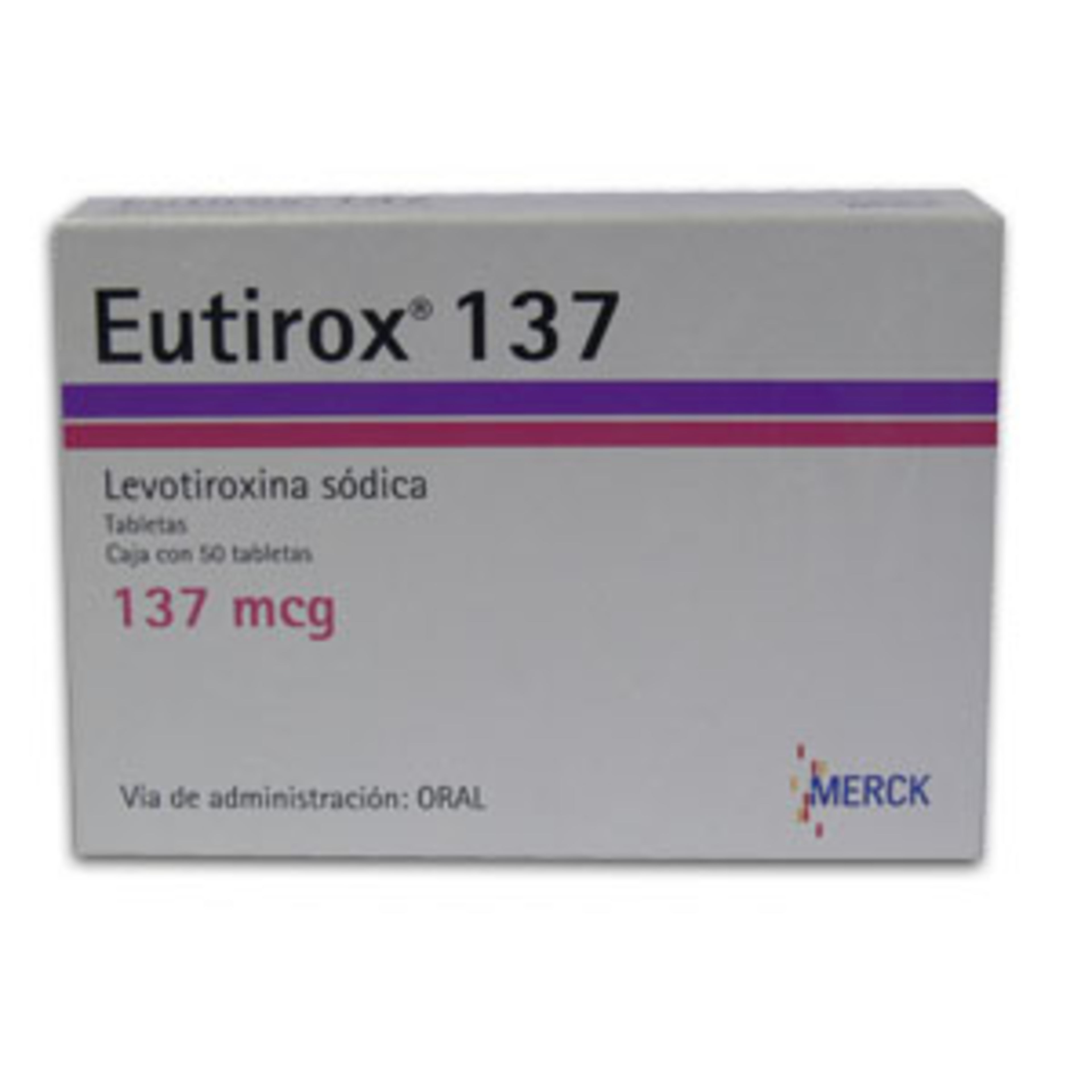 Eutirox 137 Mcg Con 50 Tabletas