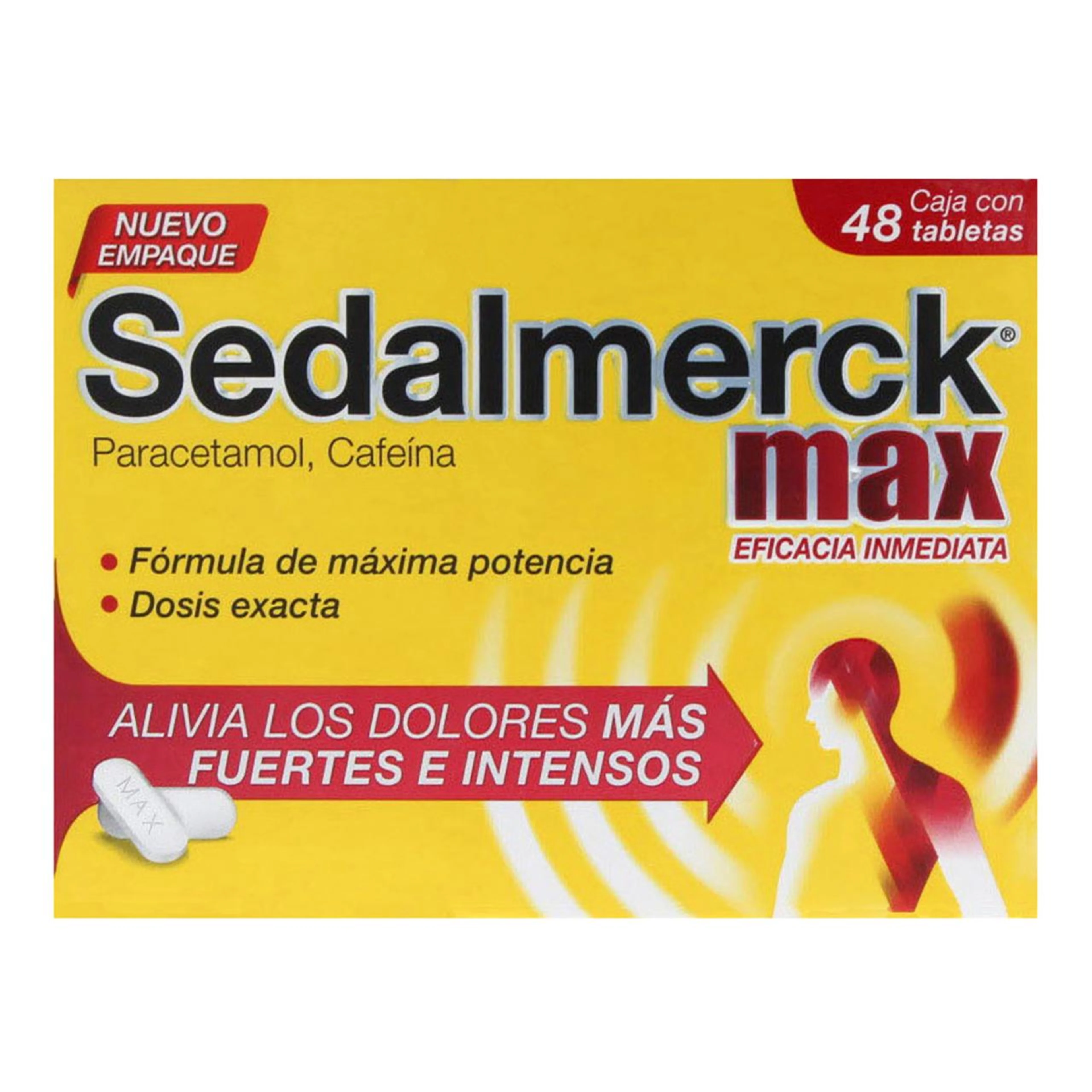 Sedalmerck Max 650/65 Mg Con 48 Tabletas
