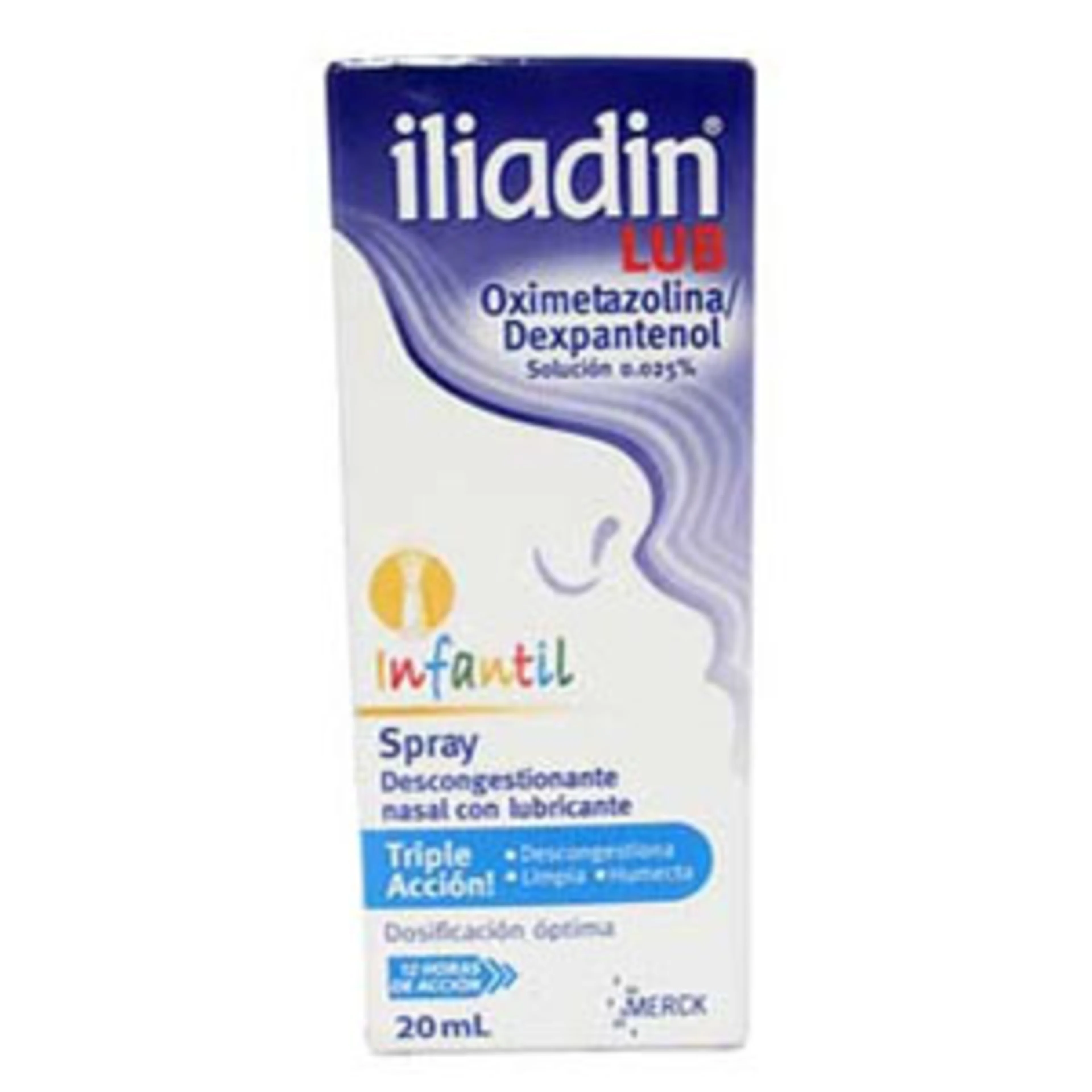 Iliadin Lub 0.025% Solución Nasal Infantil En Spray Con 20 Ml
