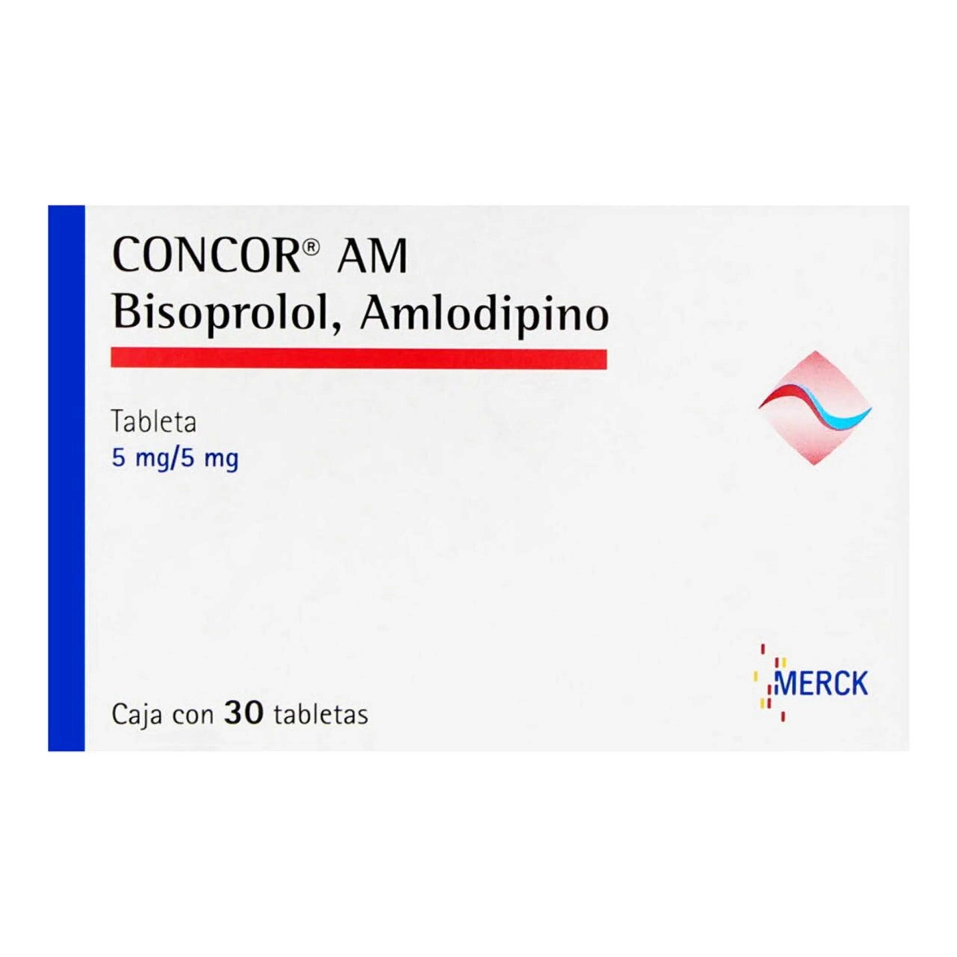 Concor Am 5/5 Mg Con 30 Tabletas