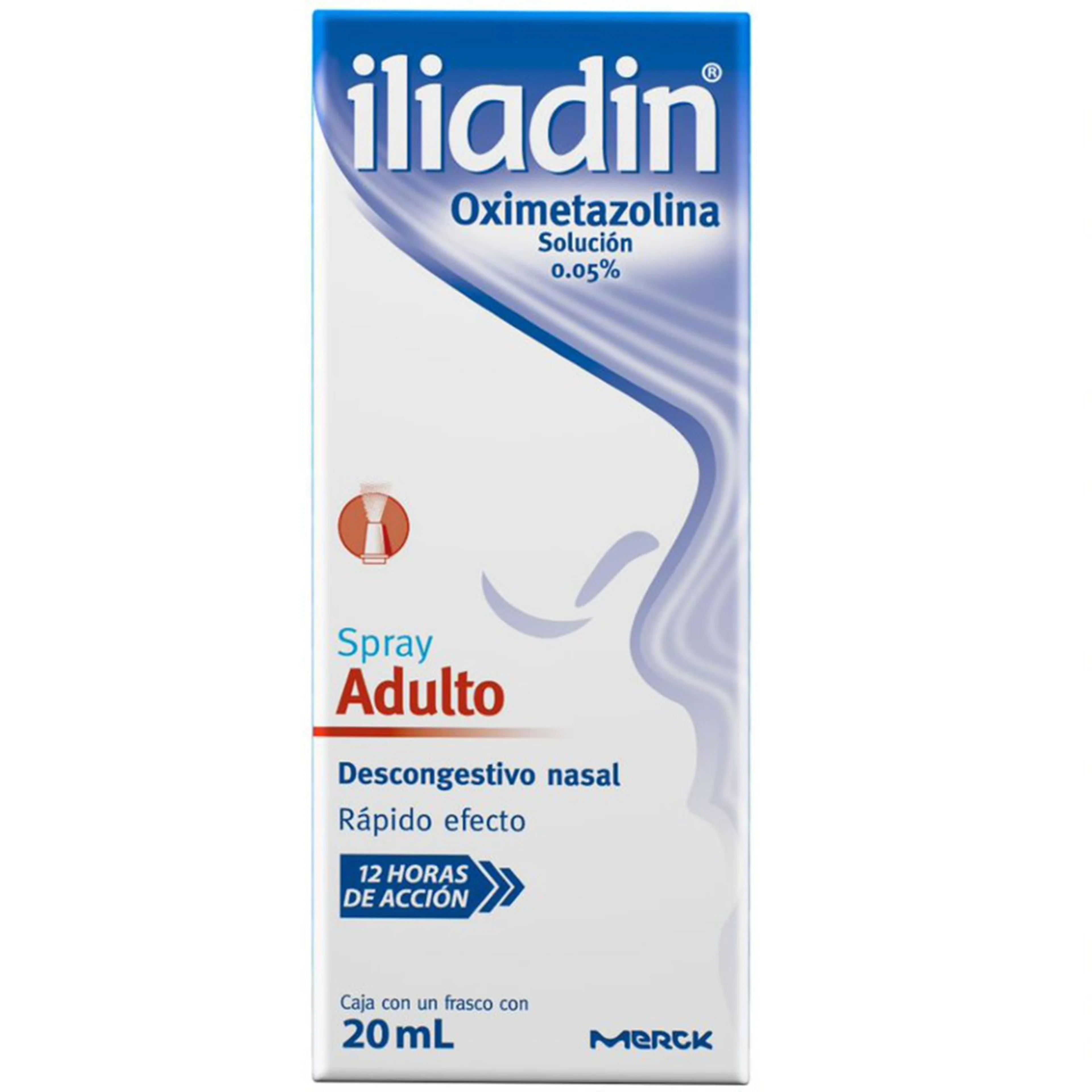 Iliadin Aqua 0.05% Solución Nasal Spray Con 20 Ml