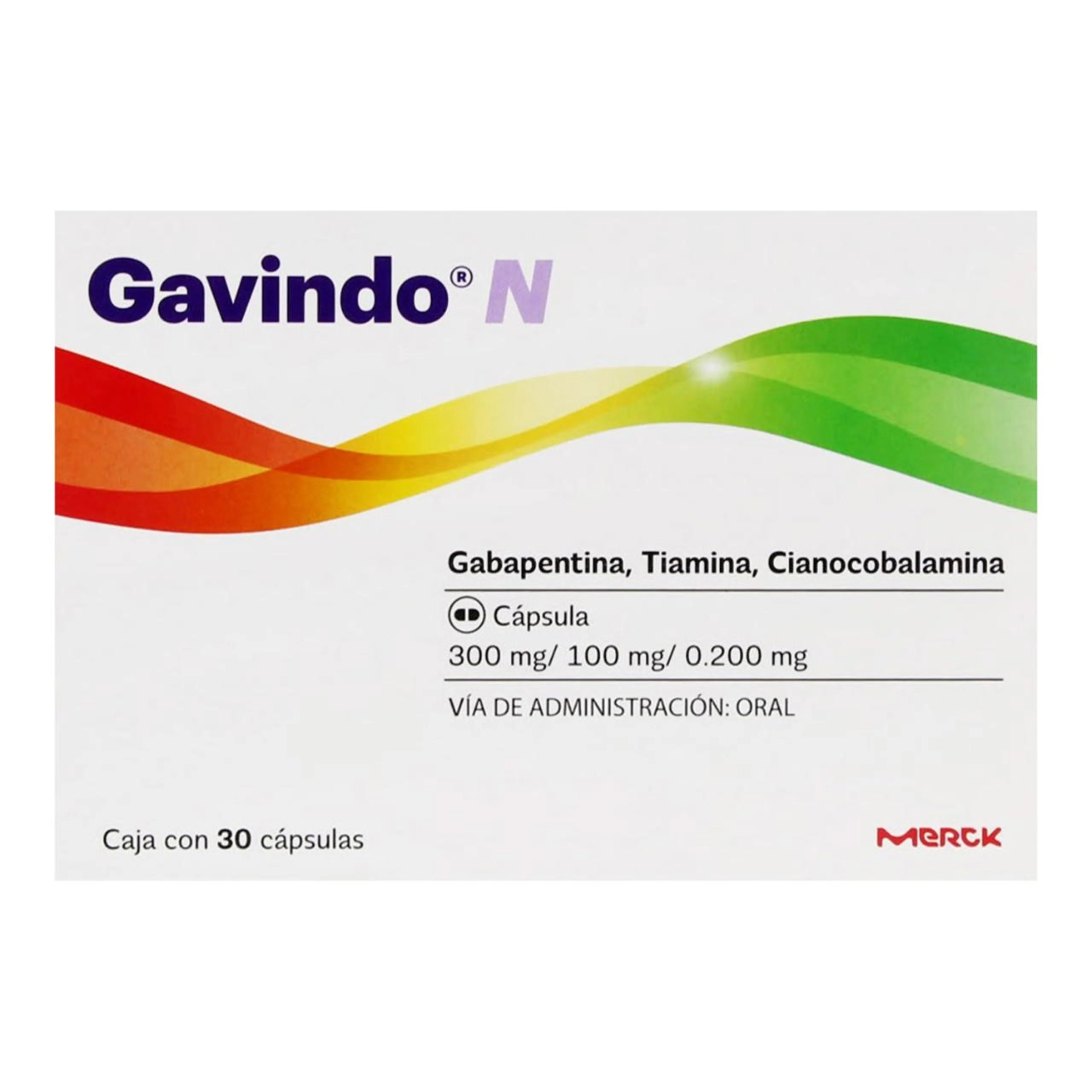 Gavindo N 300/100/0.2 Mg Con 30 Cápsulas