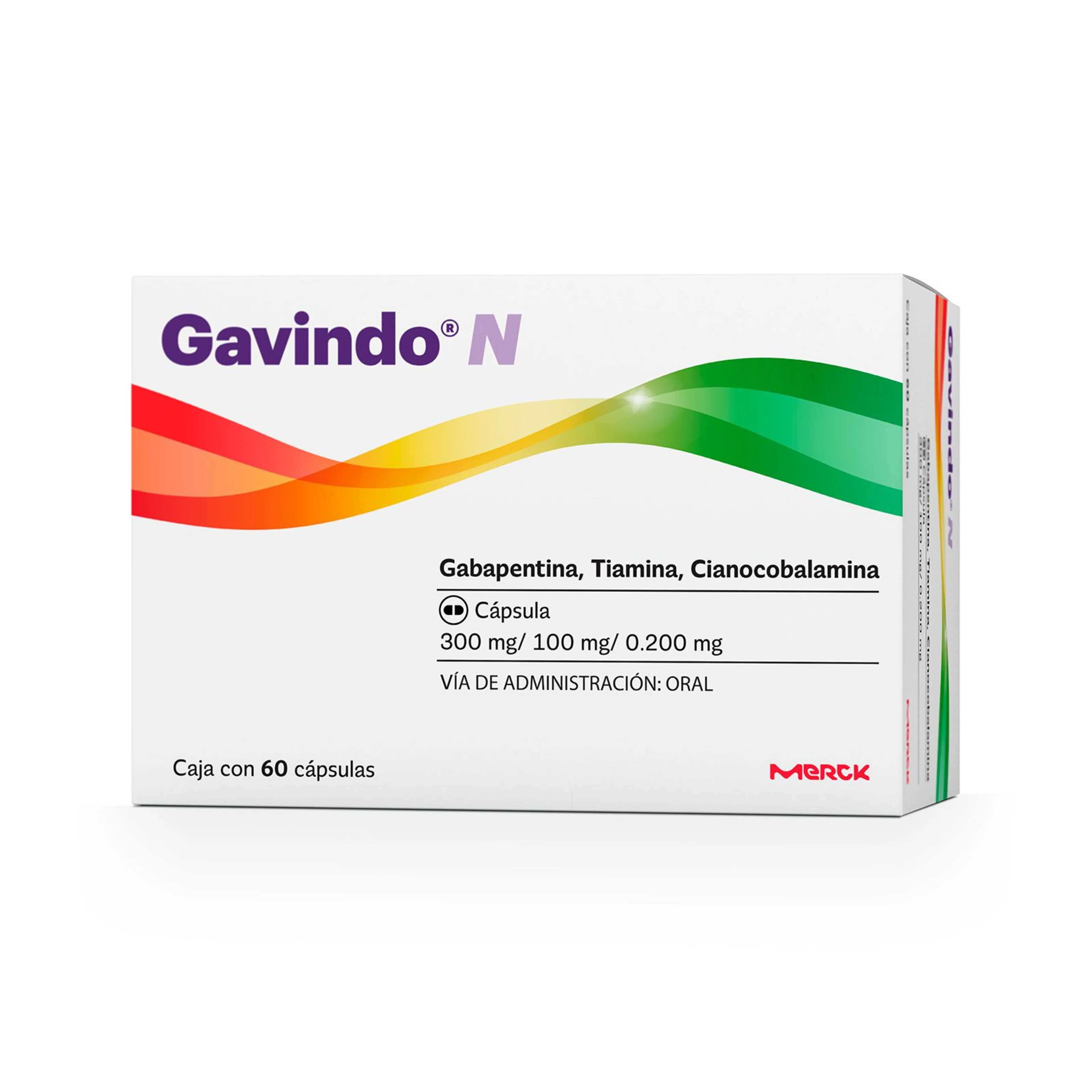 Gavindo N 300/100/0.200 Mg Con 60 Cápsulas