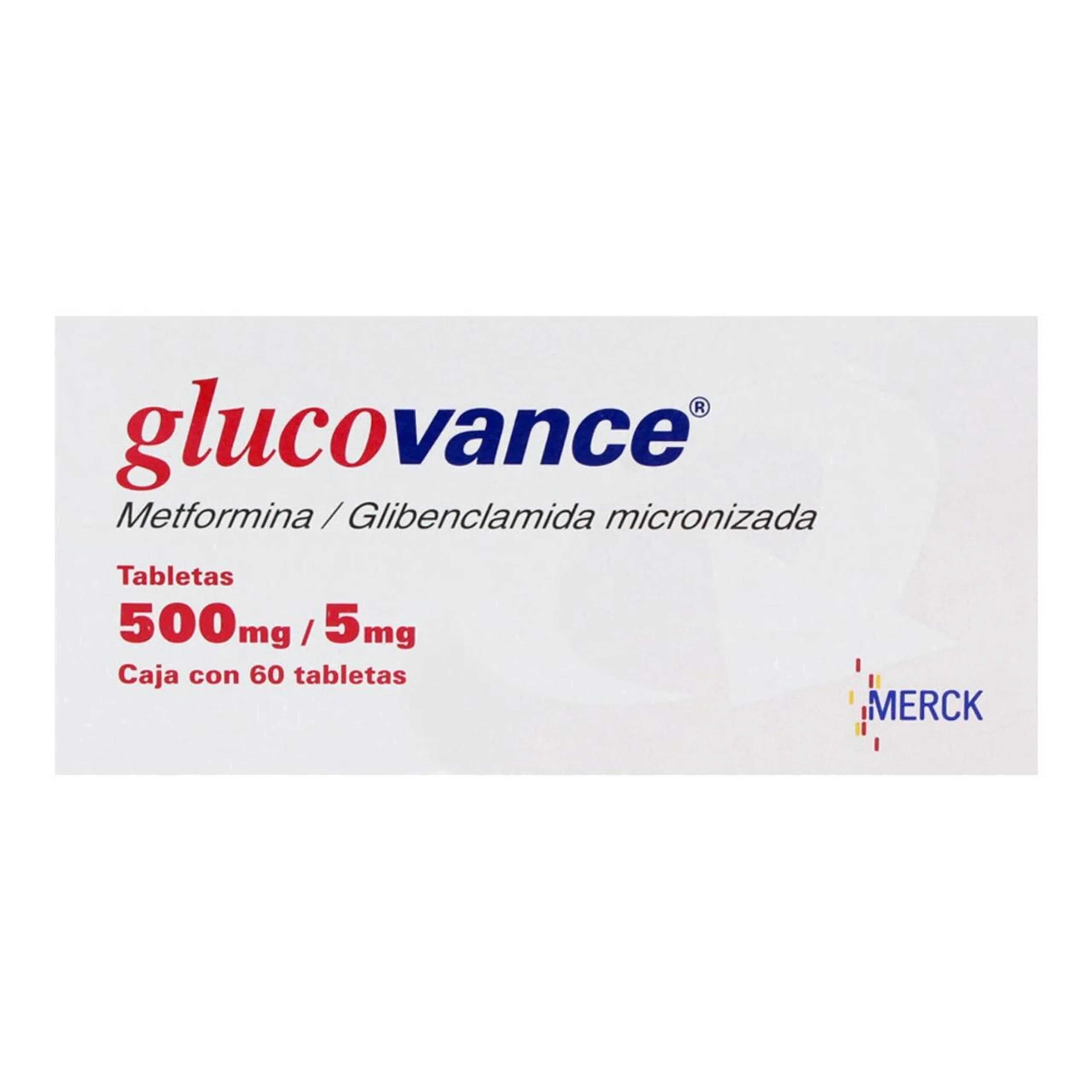 Glucovance 500/5 Mg Con 60 Tabletas