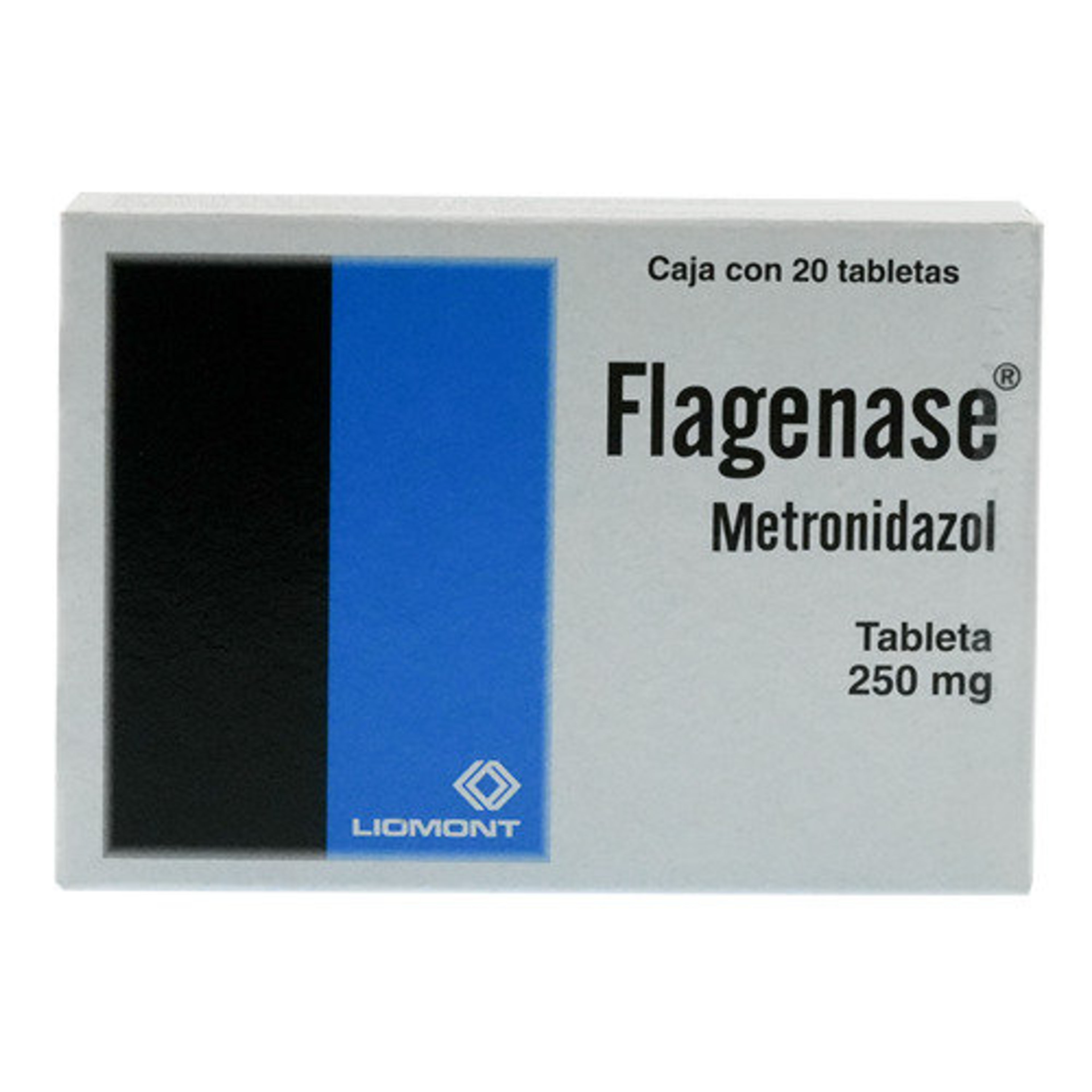 Flagenase Metronidazol 250 Mg Con 20 Tabletas