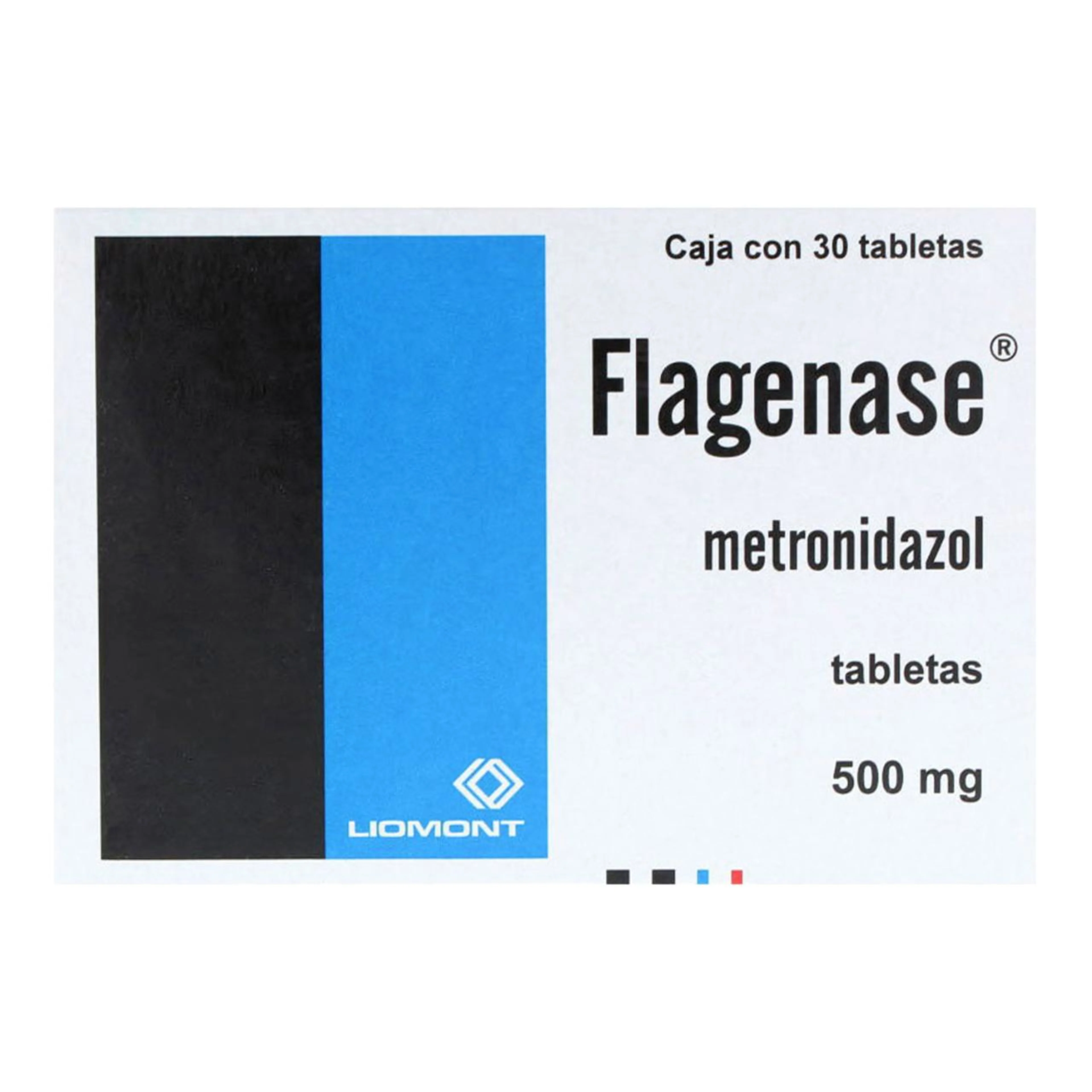 Flagenase Metronidazol 500 Mg Con 30 Tabletas