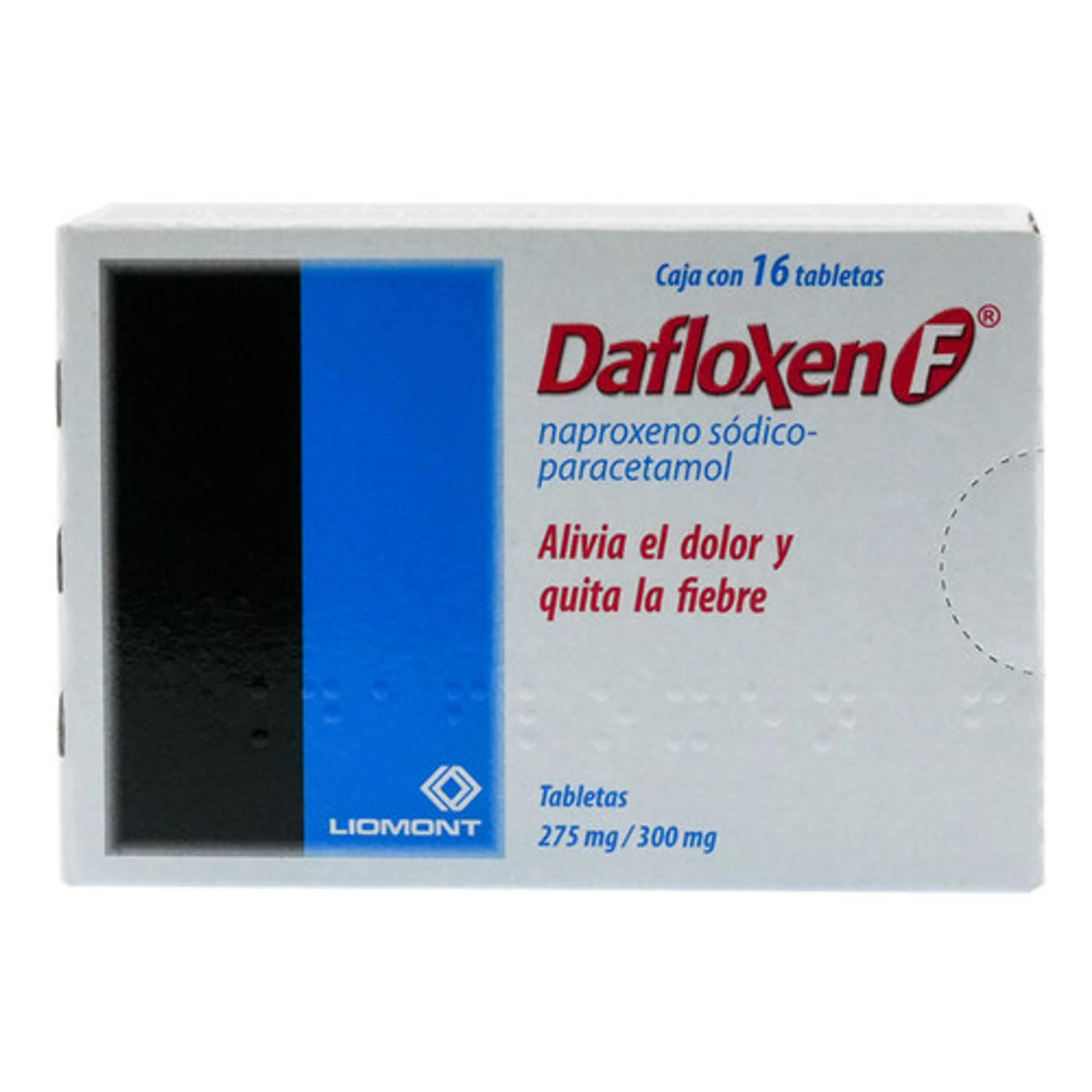 Dafloxen F 275/300 Mg Con 16 Tabletas