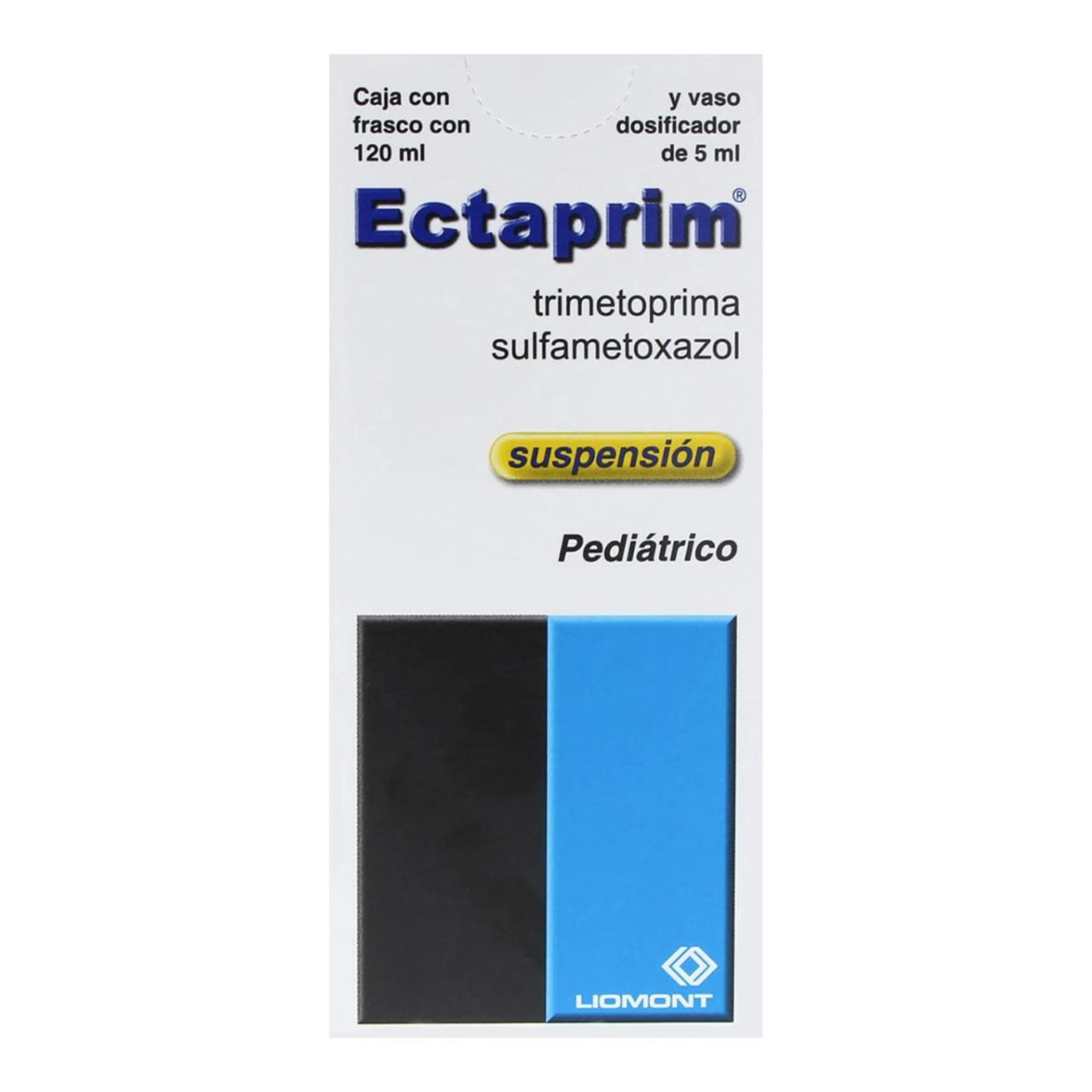 Ectaprim Sulfametoxazol Trimetoprima 800/4000 Mg Suspensión Pediátrica Con 120 Ml