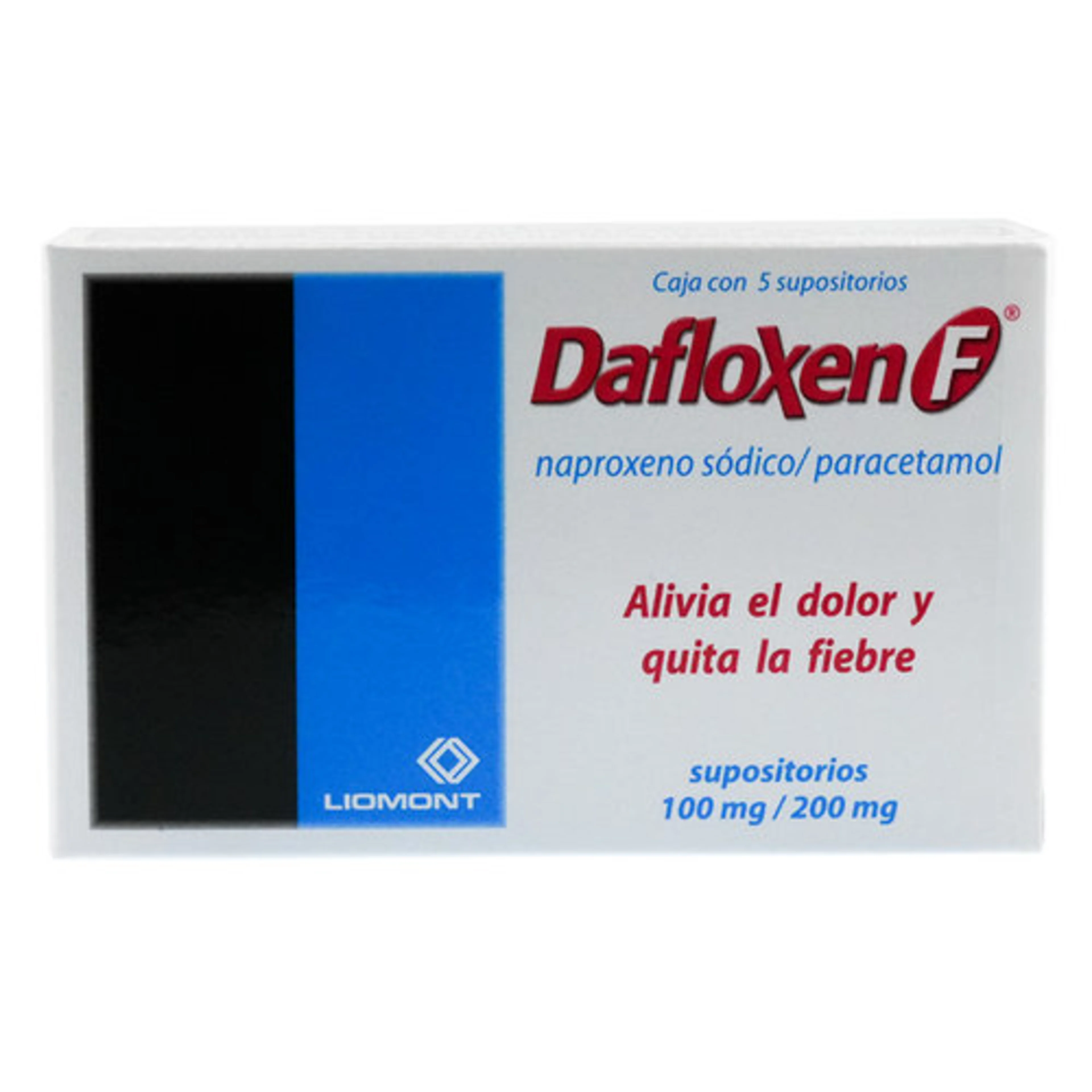 Dafloxen F 100/200 Mg Con 5 Supositorios