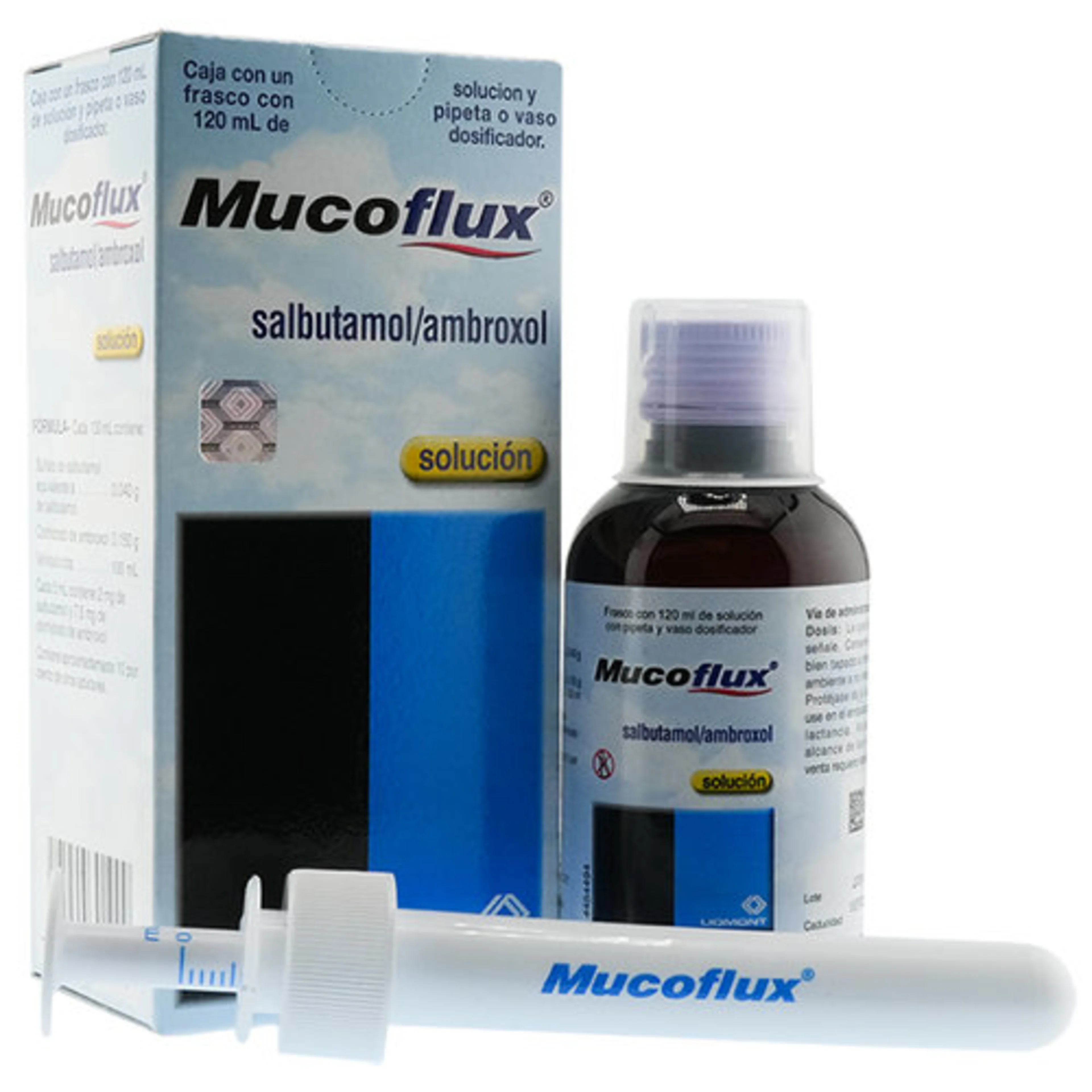 Mucoflux 0.040/0.150 G Con 120 Ml De Solución