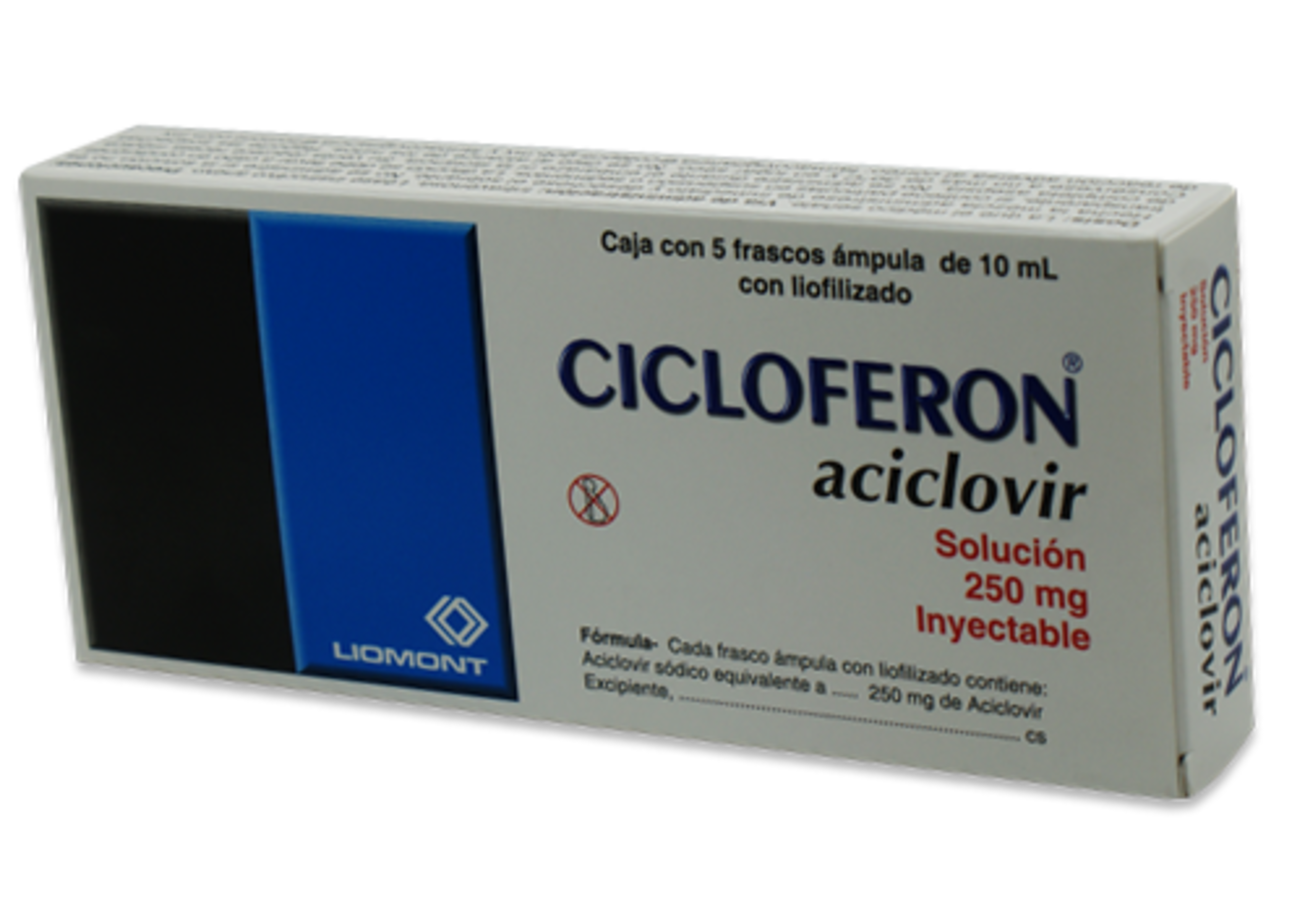 Cicloferon 250 Mg Con 5 Solución Inyectable