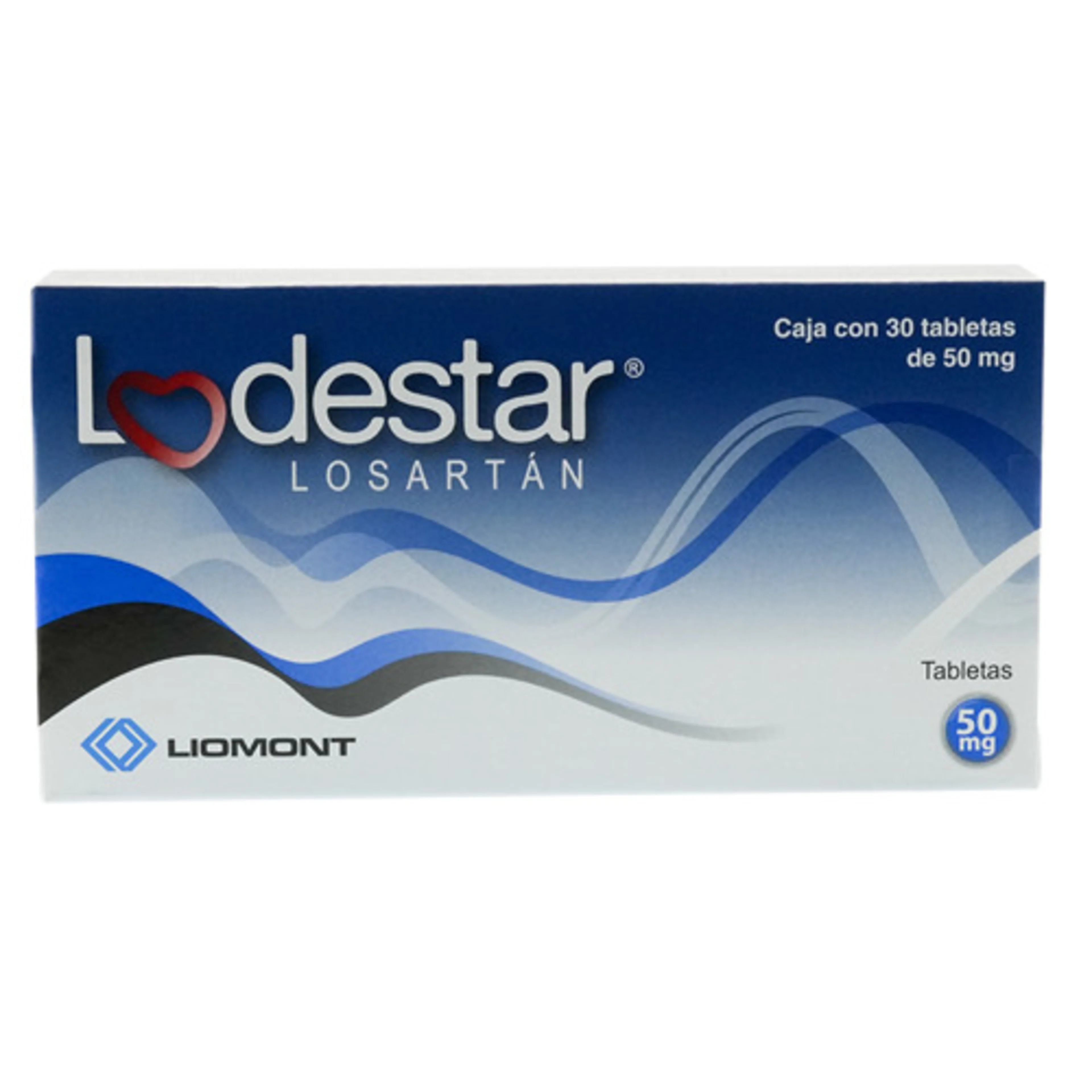 Lodestar 50 Mg Con 30 Tabletas