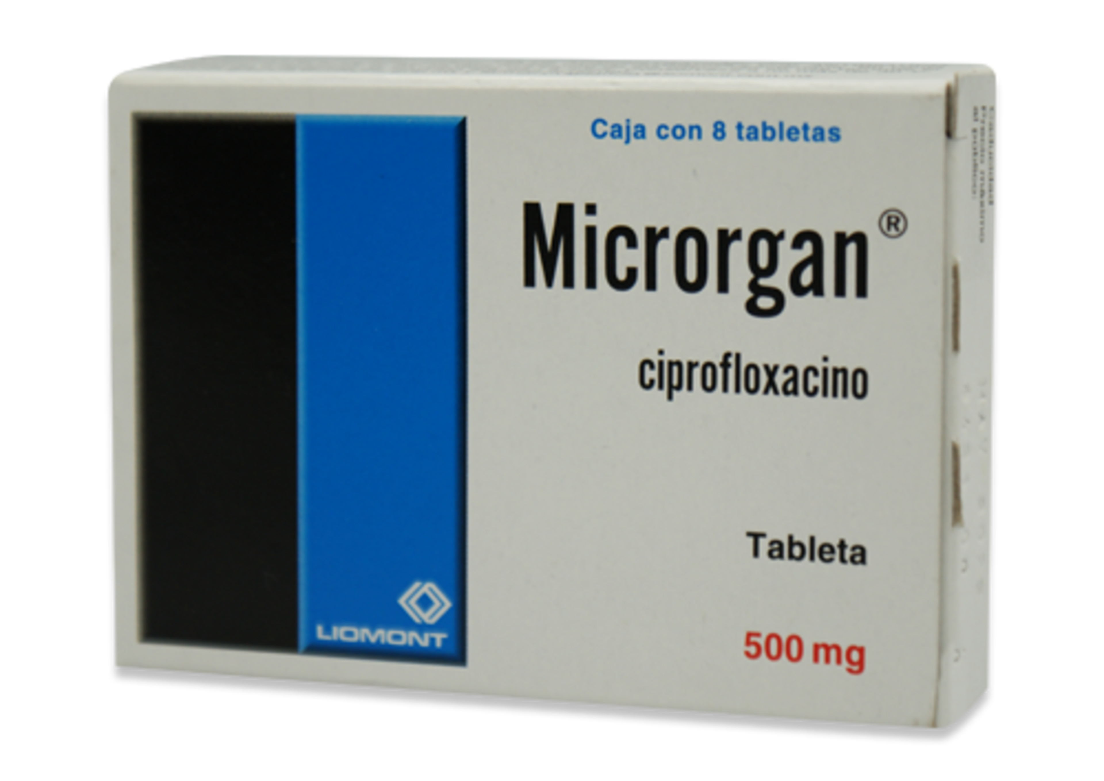 Microrgan Ciprofloxacino 500 Mg Con 8 Tabletas